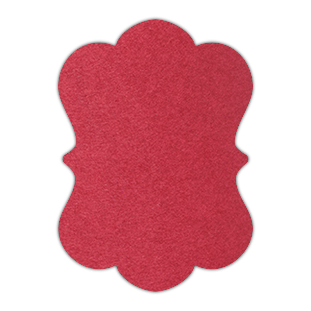 CMYK Print on Scarlet Cardstock | Shape P29 | 5" x 7"
