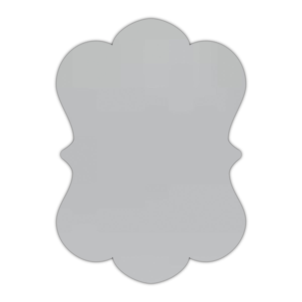CMYK Print on Shimmer Silver Cardstock | Shape P29 | 8" x 10"