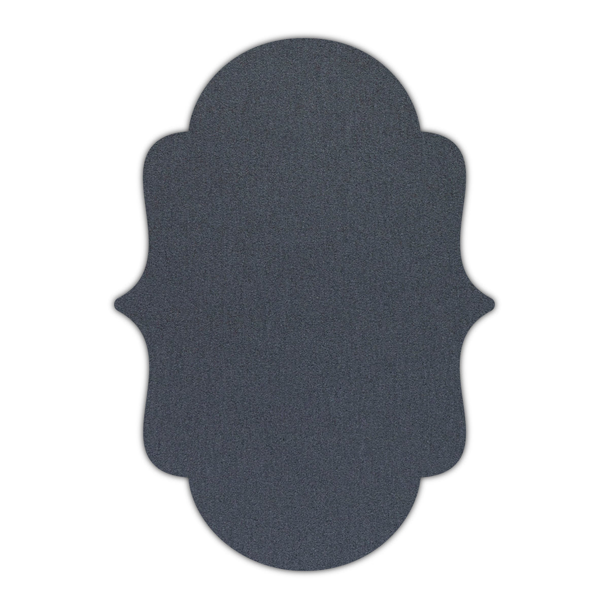 CMYK Print on Shimmer Anthracite Cardstock | Shape P2 | 3" x 4"
