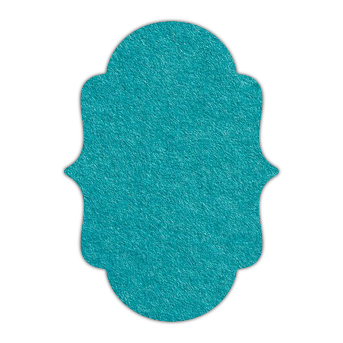 CMYK Print on Aqua Blue Cardstock | Shape P2 | 2.5" x 3.5"