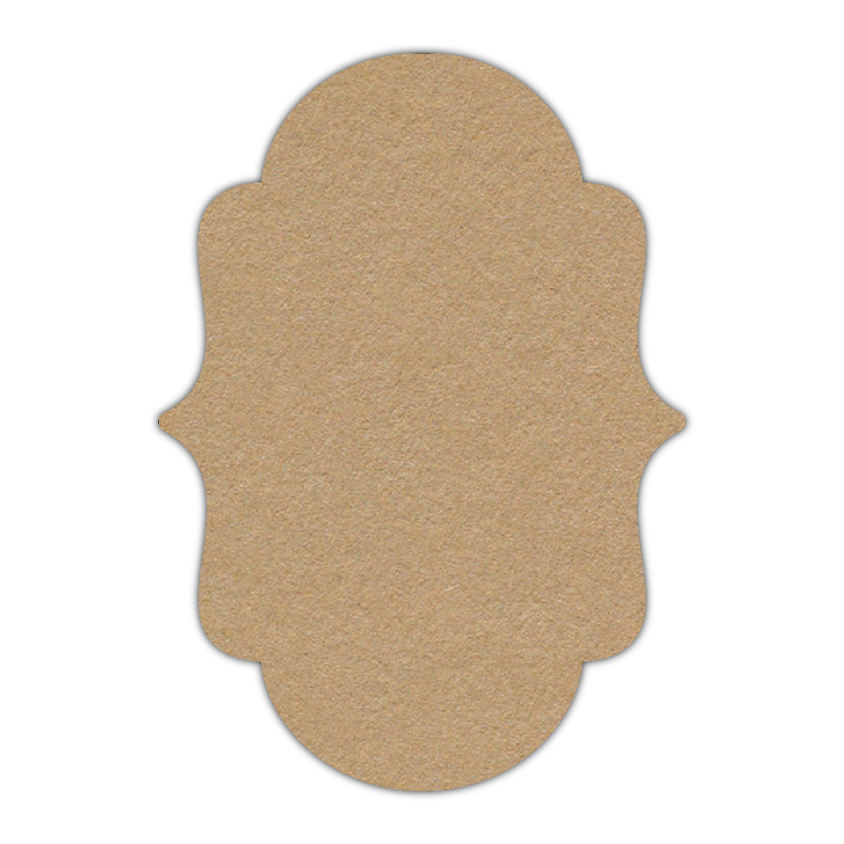 CMYK Print on Camel Cardstock | Shape P2 | 5" x 8"