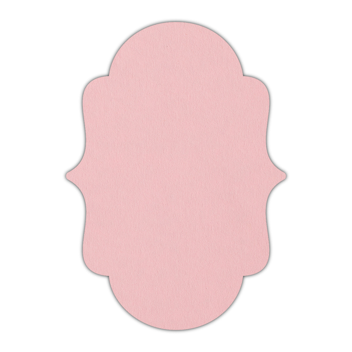 CMYK Print on Candy Pink Cardstock | Shape P2 | 3" x 5"