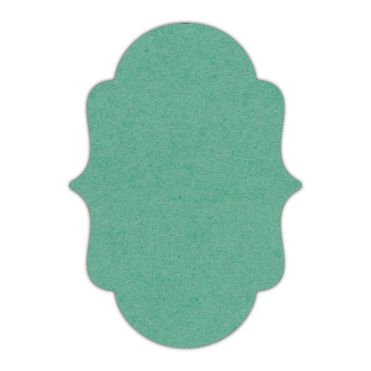 CMYK Print on Caribbean Blue Cardstock | Shape P2 | 5.5" x 8.5"