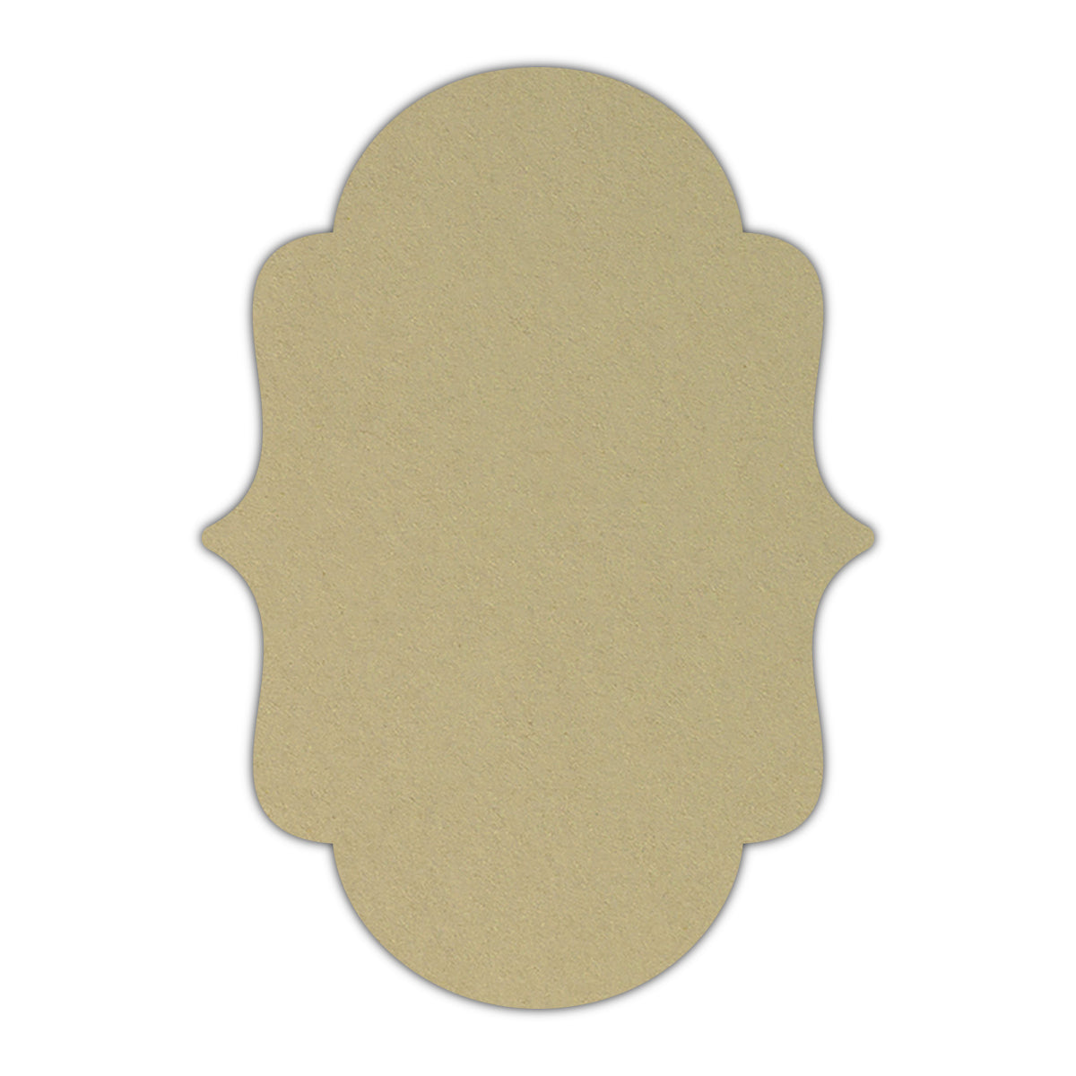 CMYK Print on Shimmer Champagne Cardstock | Shape P2 | 3.5" x 5"