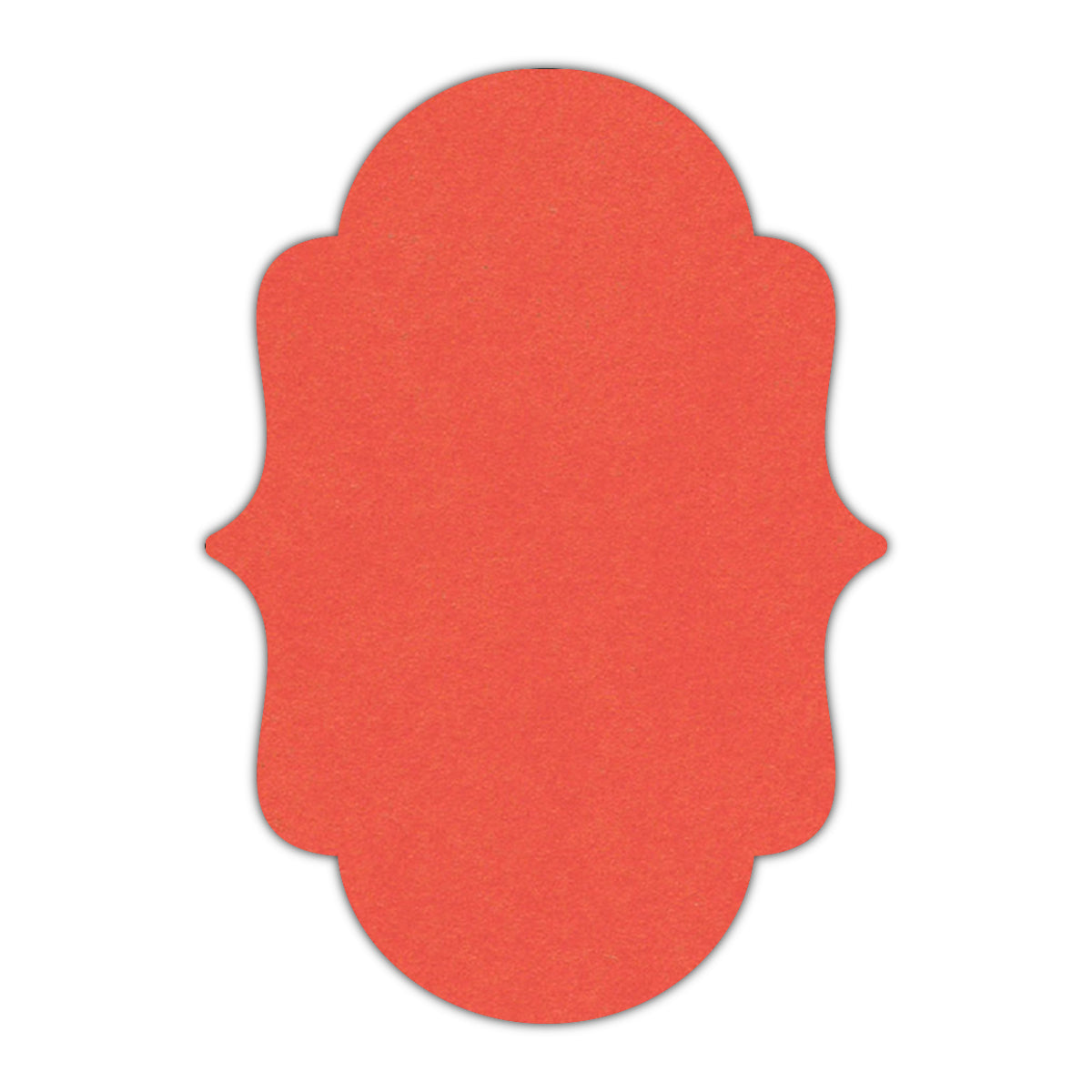 CMYK Print on Coral Cardstock | Shape P2 | 5" x 8"