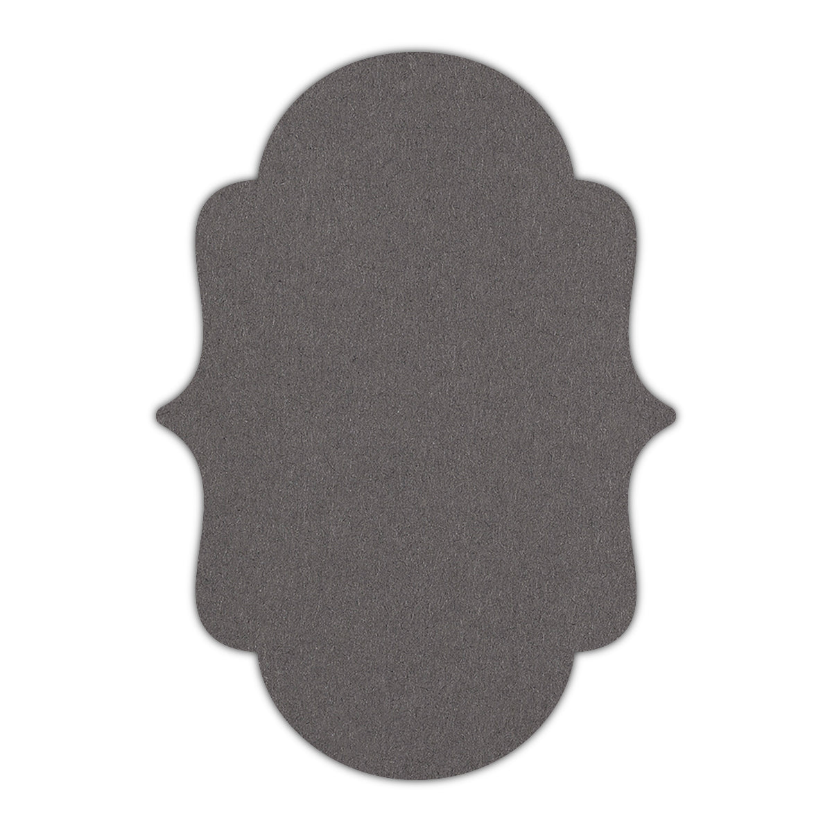 CMYK Print on Dark Grey Cardstock | Shape P2 | 6" x 9"