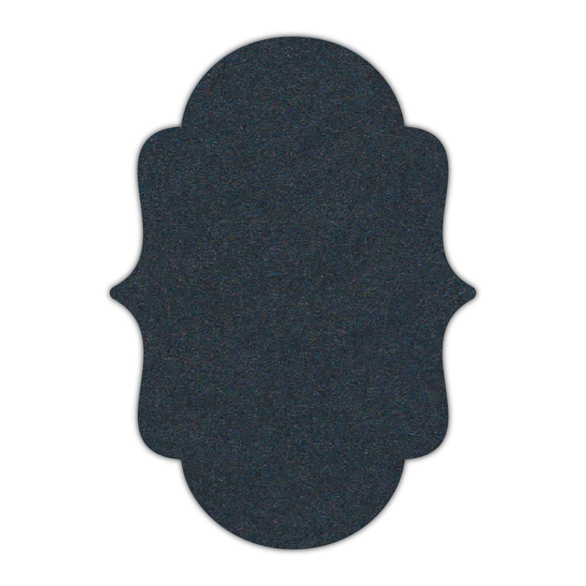 CMYK Print on Navy Blue Cardstock | Shape P2 | 11" x 14"