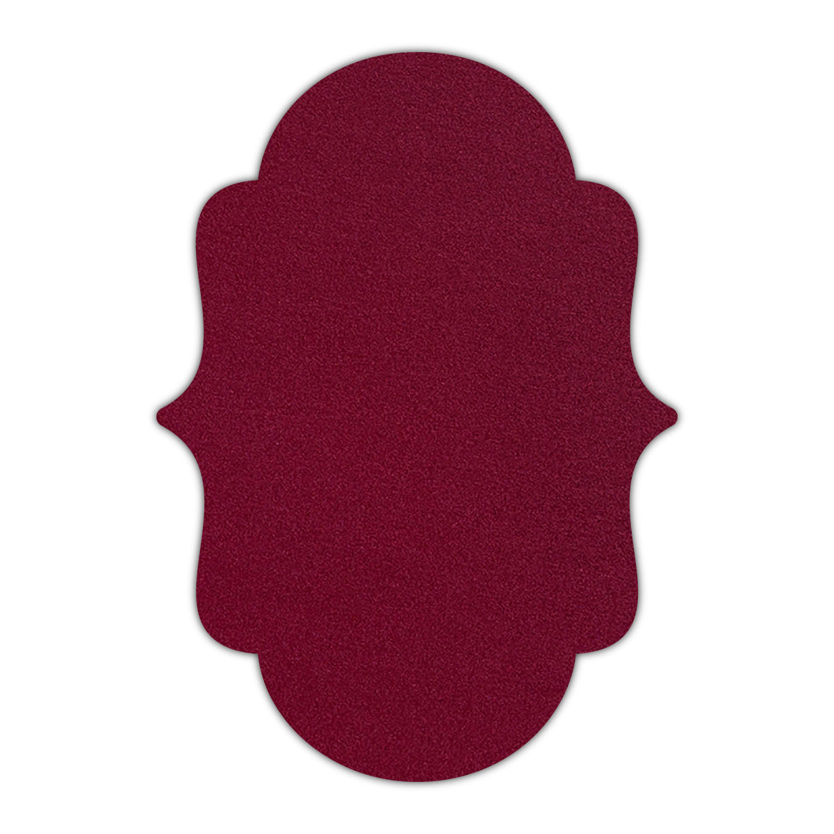 CMYK Print on Shimmer Red Lacquer Cardstock | Shape P2 | 2" x 3"