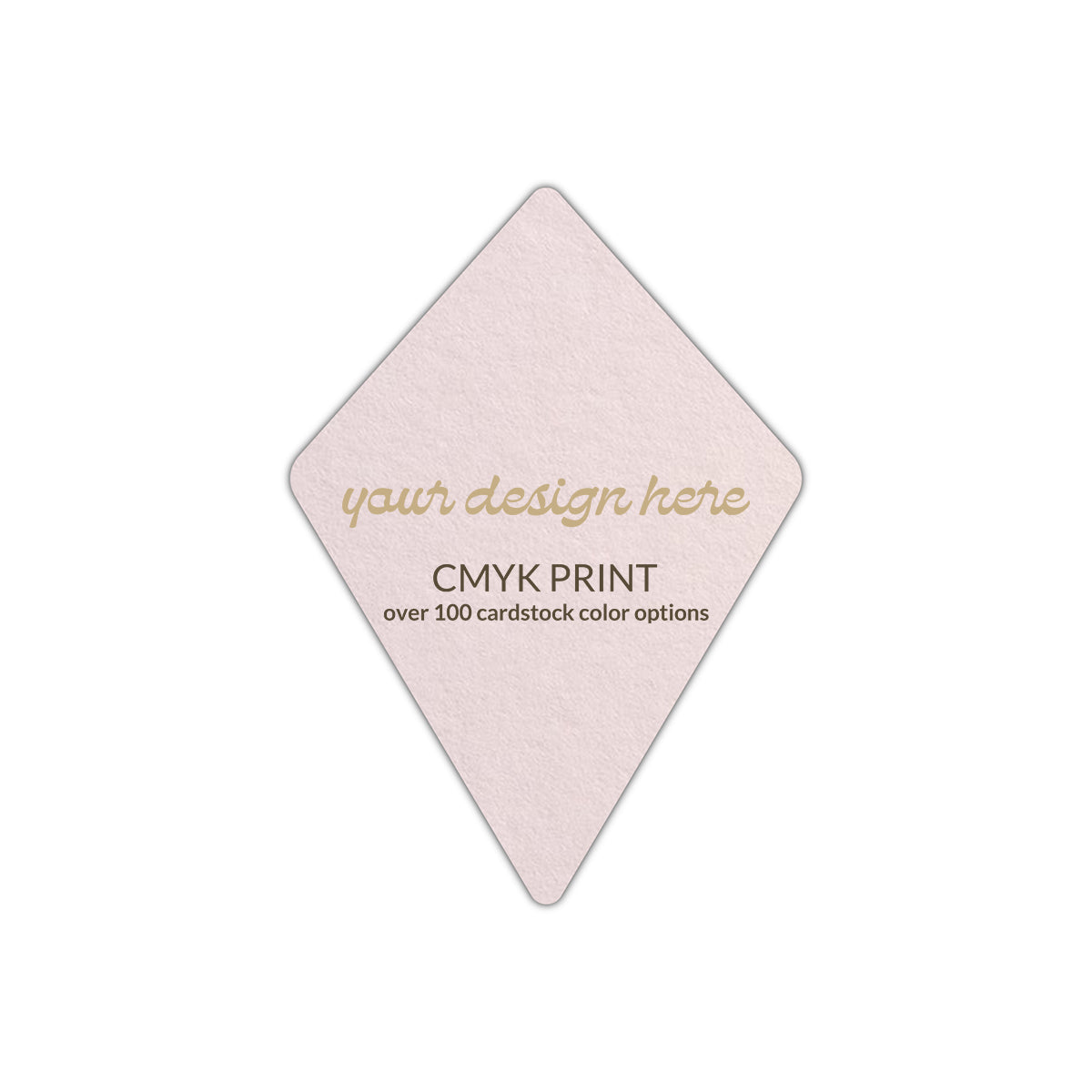 Shape P30 Diecut Card | CMYK Print | 2.5" x 3.5"