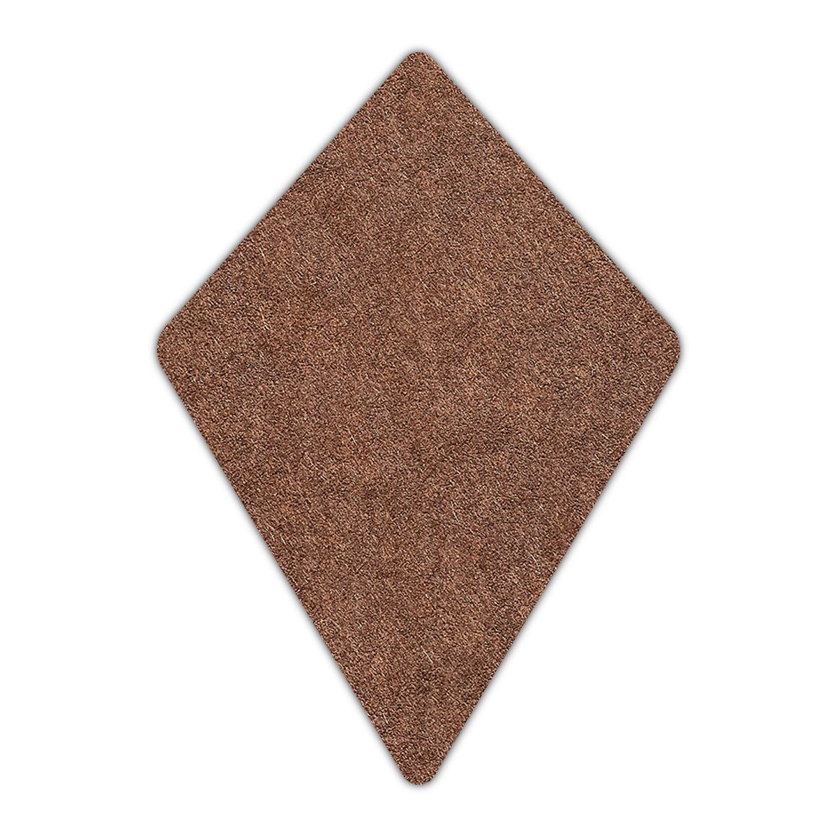 CMYK Print on Bagdad Brown Cardstock | Shape P30 | 2" x 3.5"