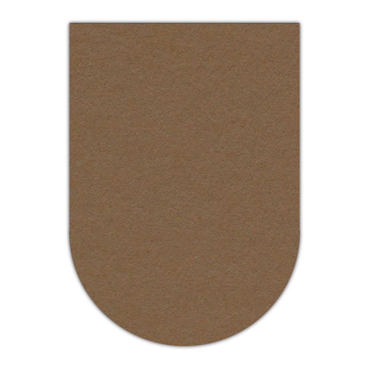 CMYK Print on Cappuccino Cardstock | Shape P31 | 11" x 14"
