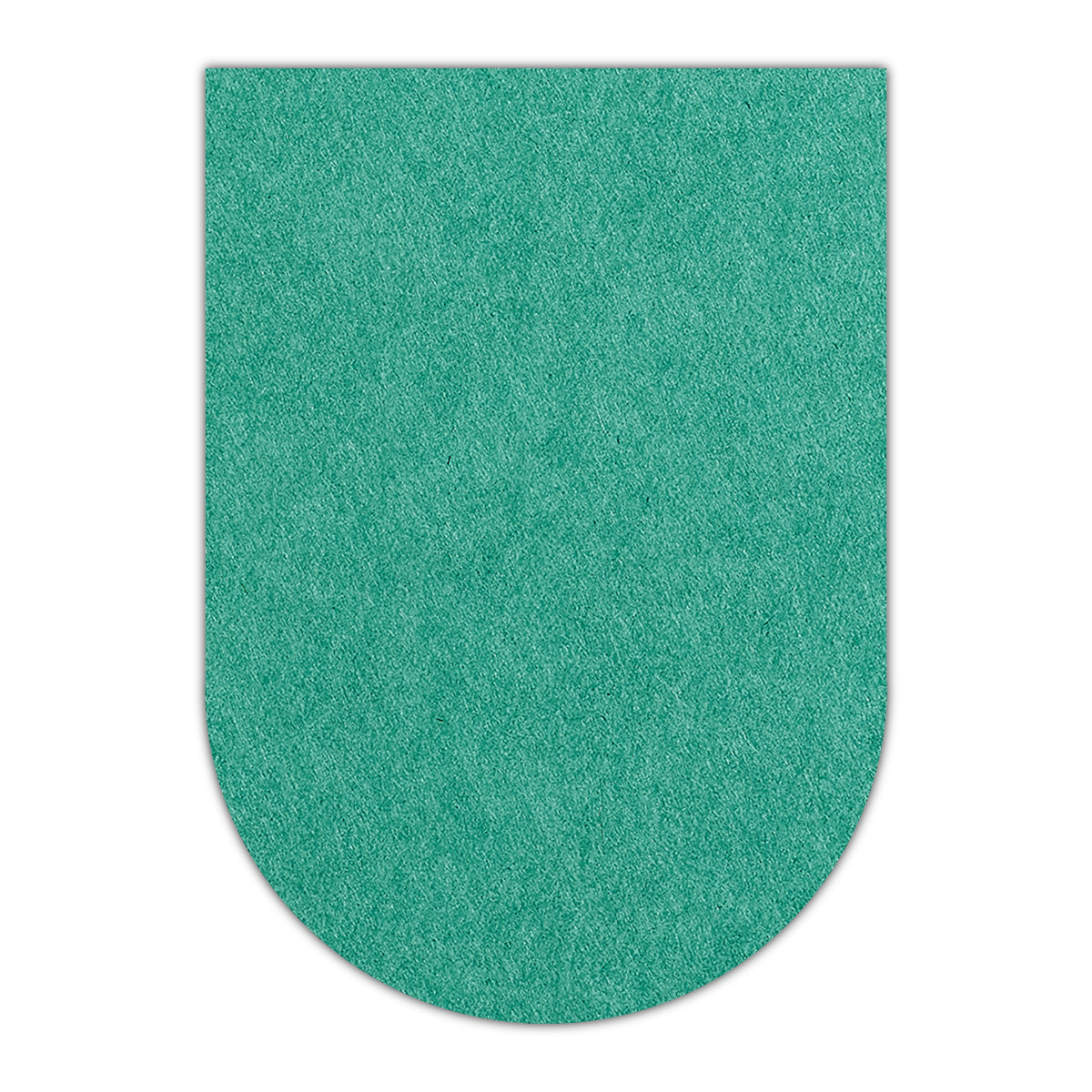 CMYK Print on Emerald Cardstock | Shape P31 | 5.5" x 8.5"