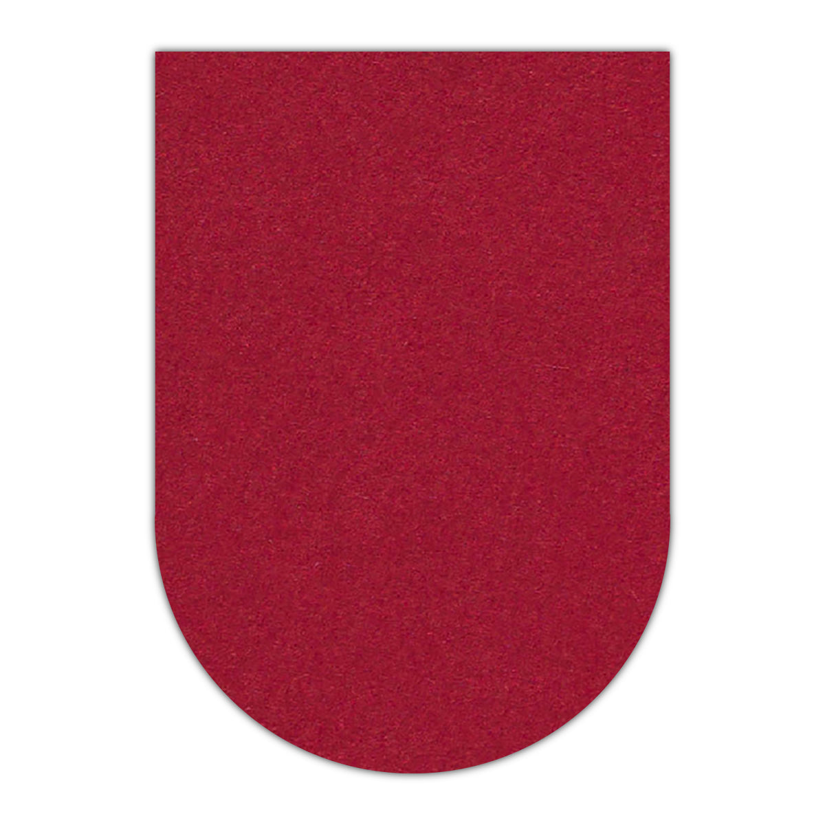 CMYK Print on Guardsman Red Cardstock | Shape P31 | 6" x 9"