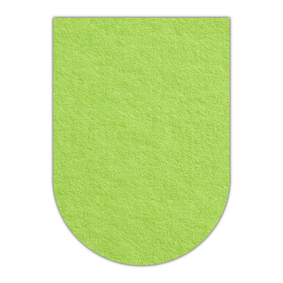 CMYK Print on Leaf Green Cardstock | Shape P31 | 3" x 4"