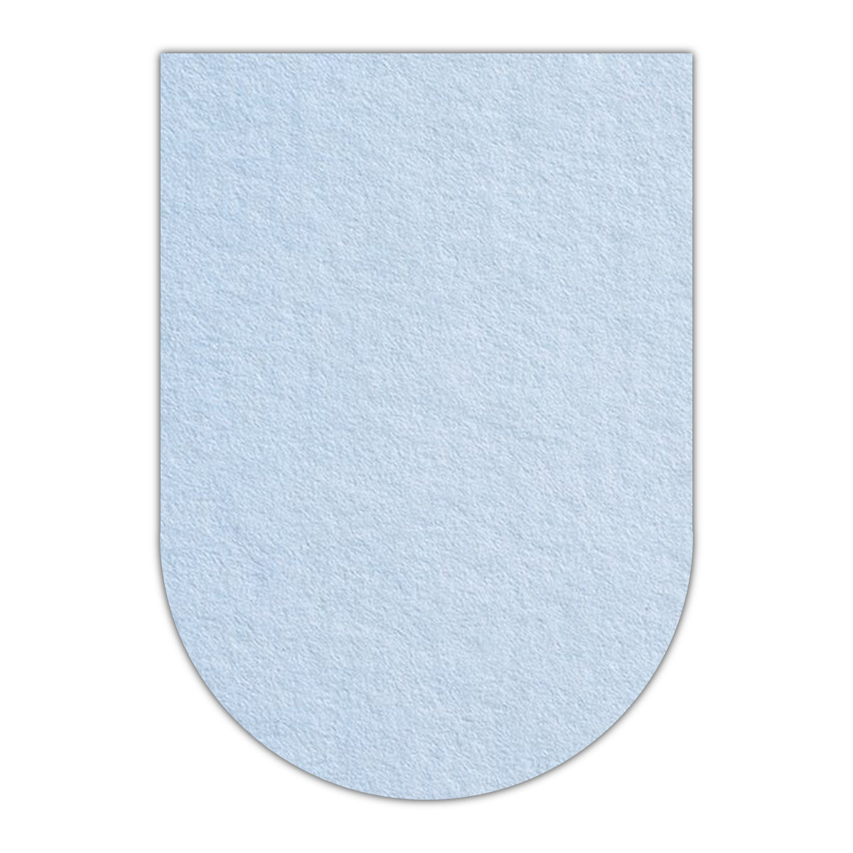 CMYK Print on Light Sky Blue Cardstock | Shape P31 | 4.25" x 5.5"