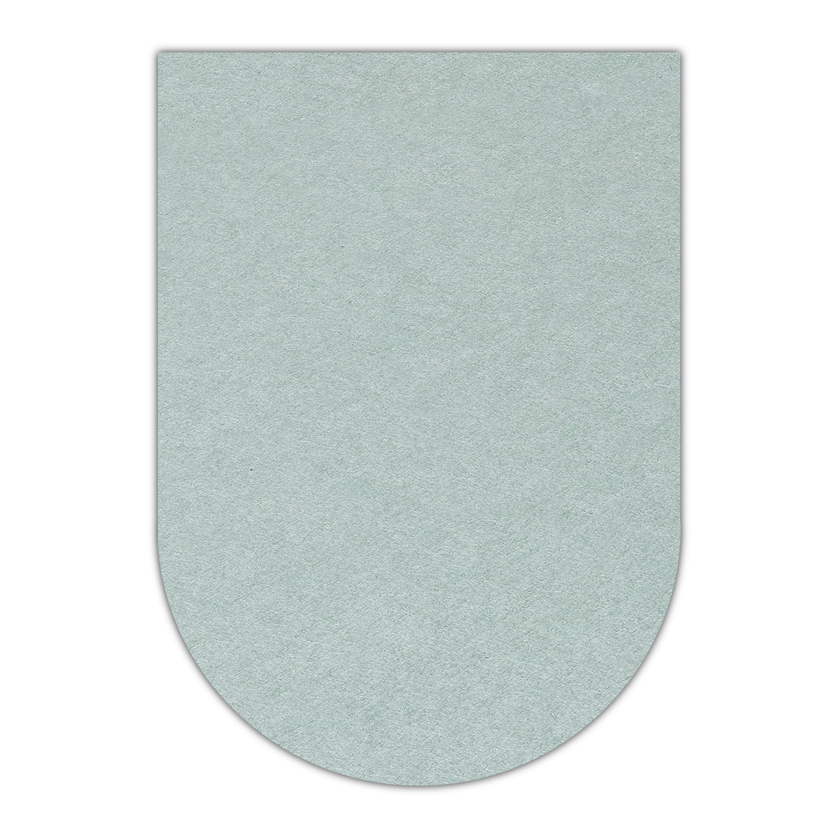 CMYK Print on Powder Green Cardstock | Shape P31 | 6" x 9"