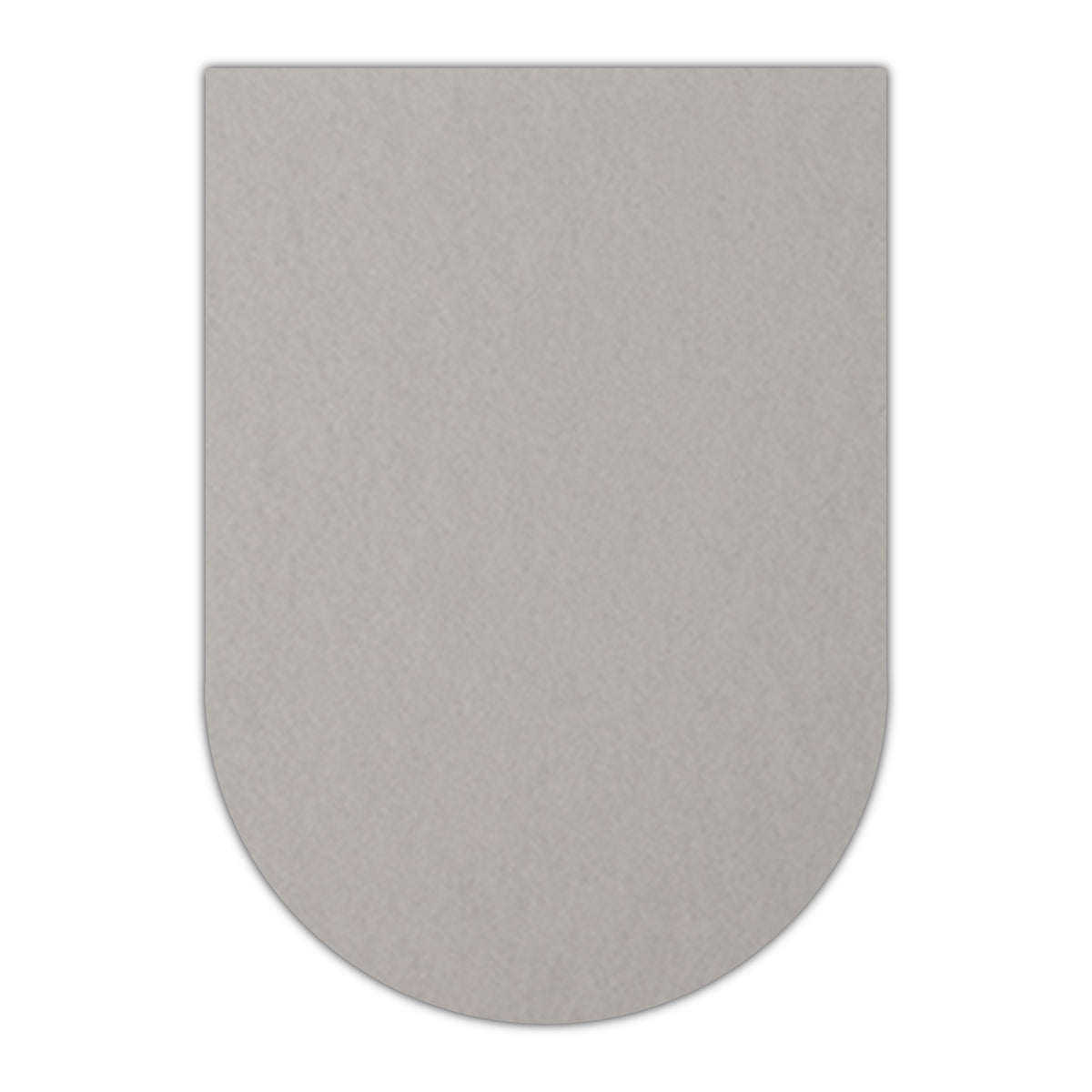 CMYK Print on Real Grey Cardstock | Shape P31 | 2.5" x 3.5"
