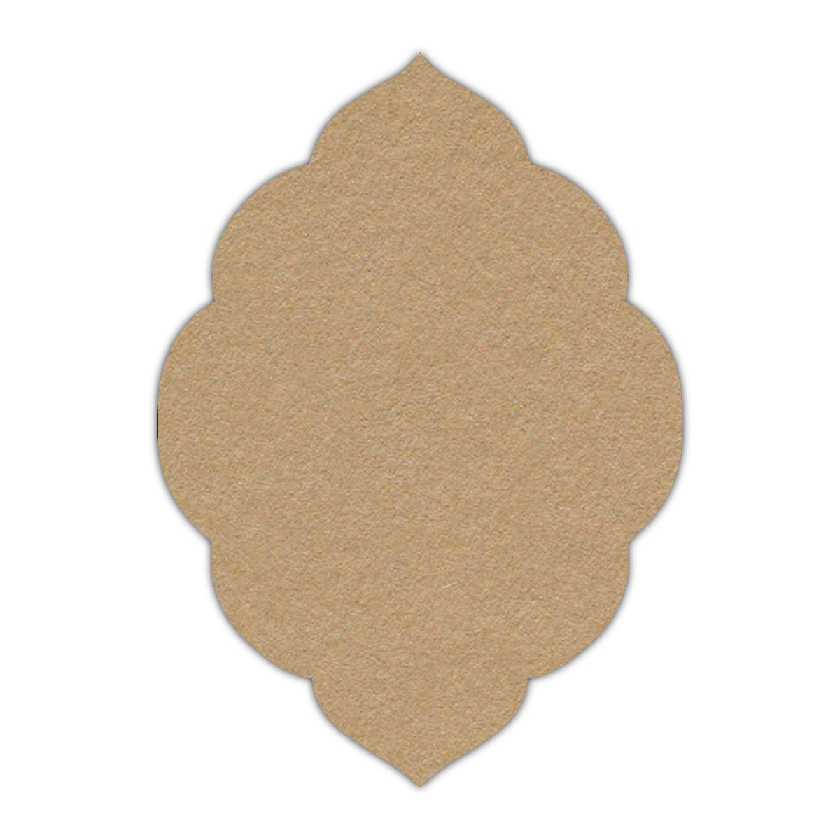 CMYK Print on Camel Cardstock | Shape P32 | 2.5" x 3.5"