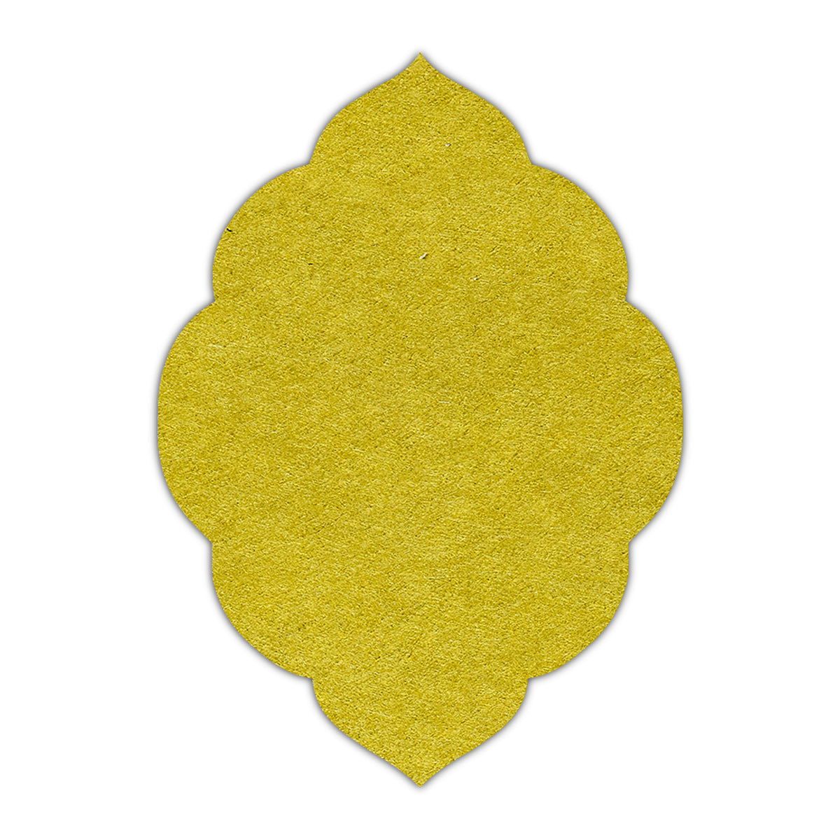 CMYK Print on Chartreuse Cardstock | Shape P32 | 2" x 3.5"