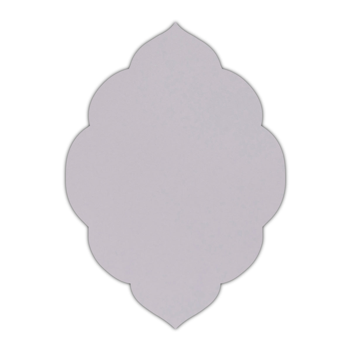 CMYK Print on Shimmer Kunzite Cardstock | Shape P32 | 2" x 3.5"