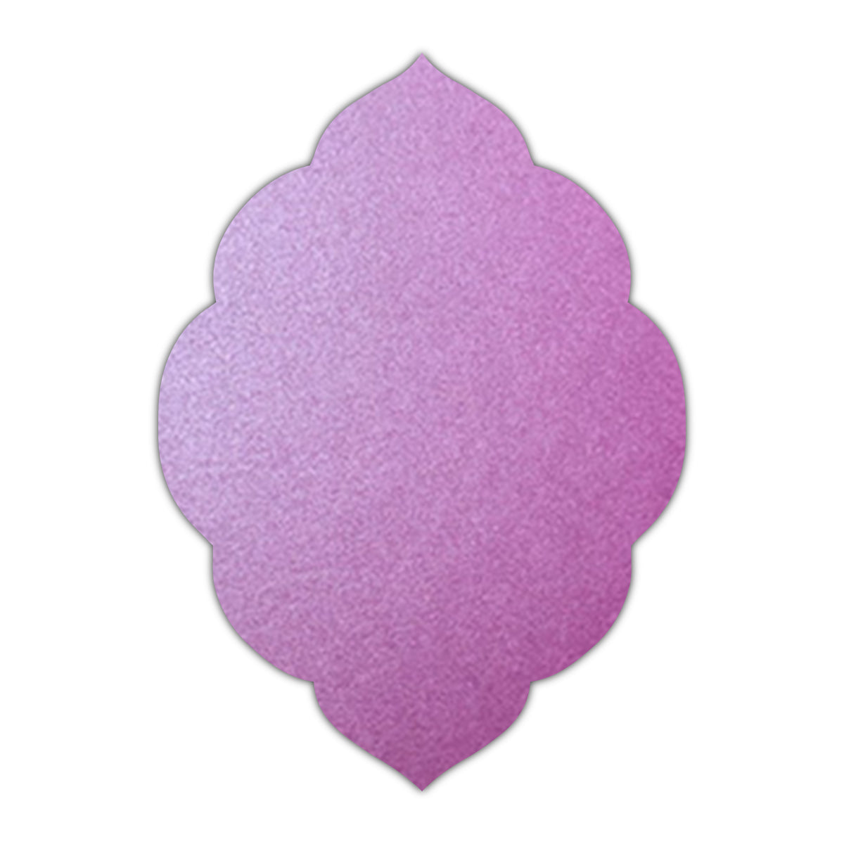 CMYK Print on Shimmer Punch Cardstock | Shape P32 | 2" x 3.5"