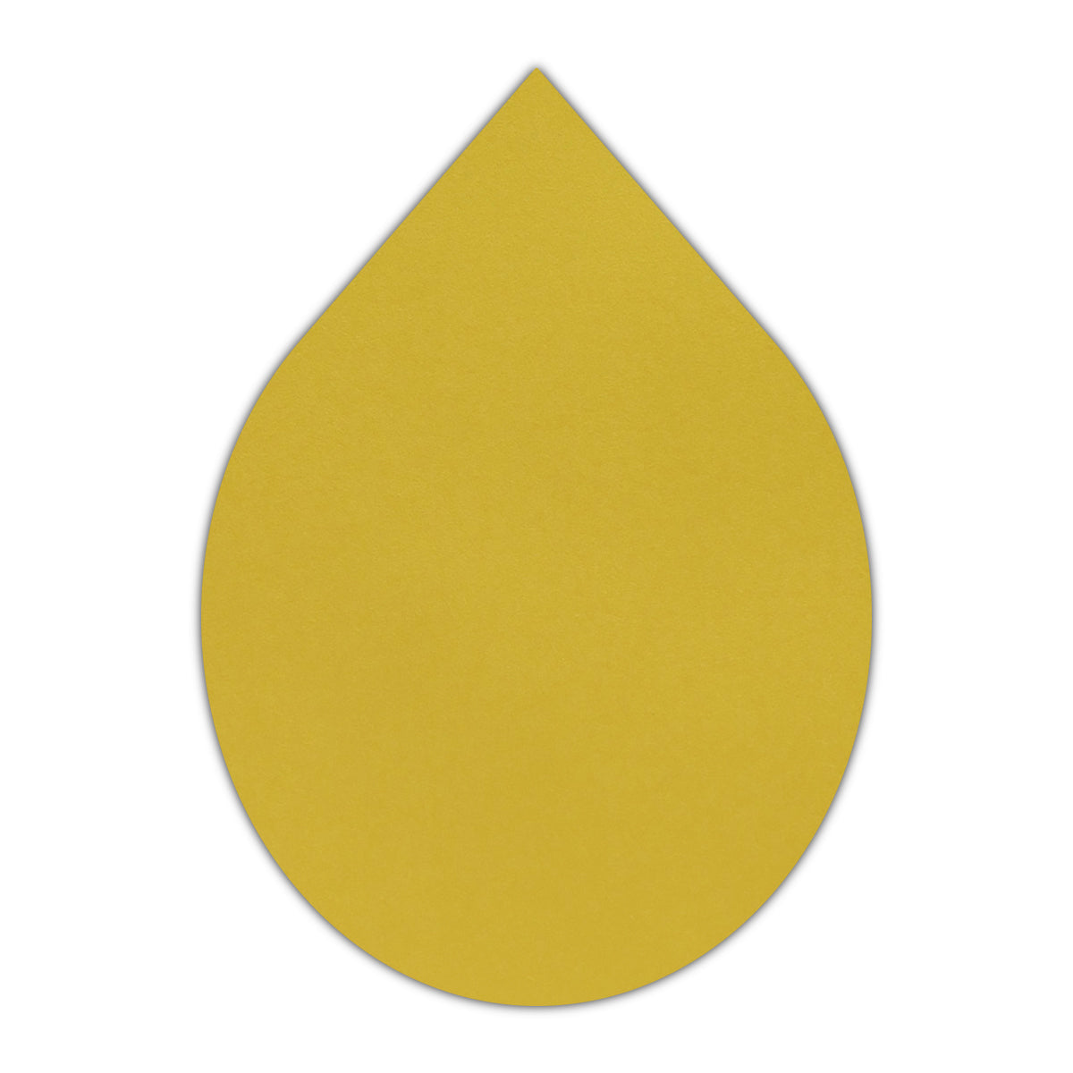 CMYK Print on Shimmer Fine Gold Cardstock | Shape P33 | 2" x 3.5"