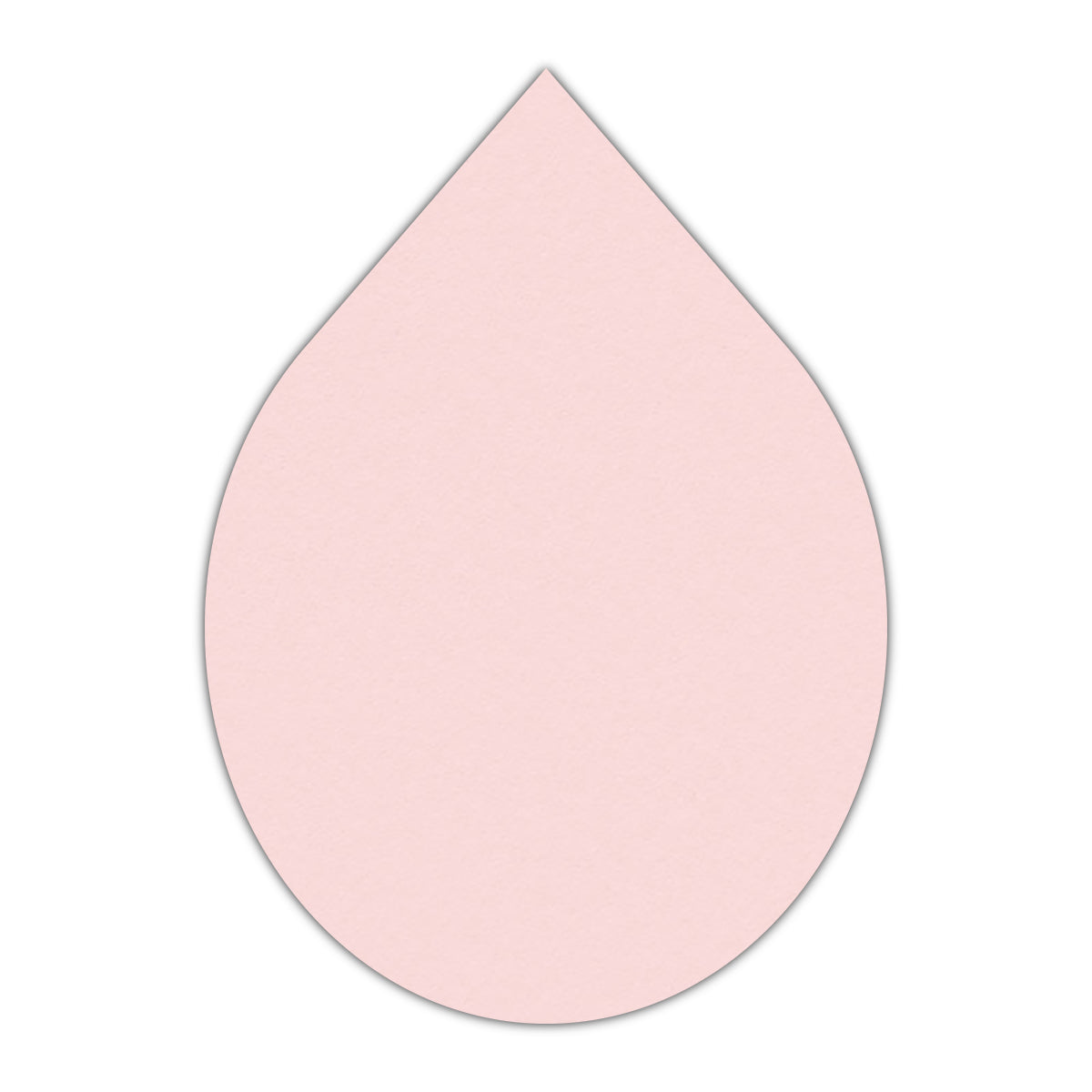CMYK Print on Pastel Pink Cardstock | Shape P33 | 2" x 3.5"