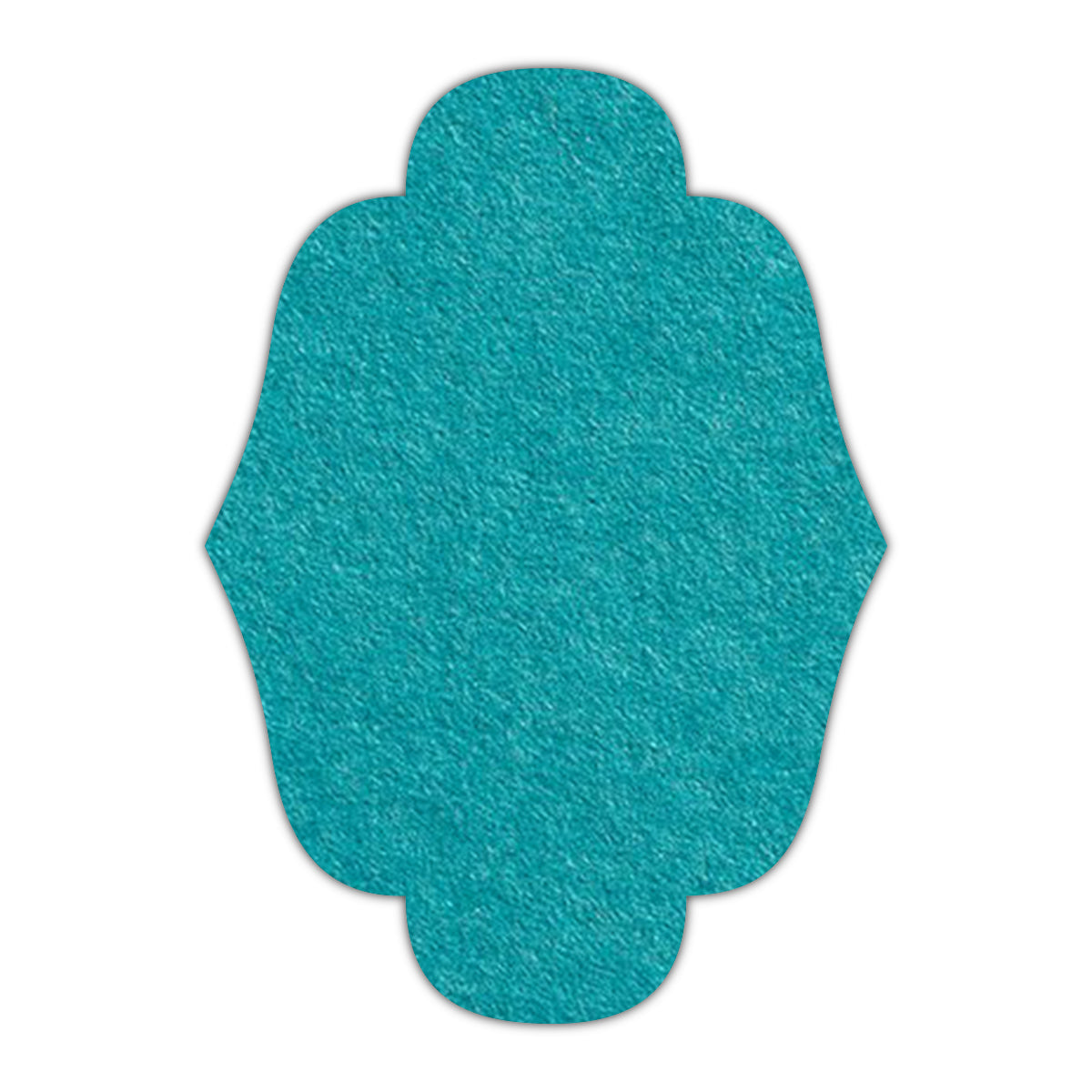 CMYK Print on Aqua Blue Cardstock | Shape P34 | 3.5" x 5"