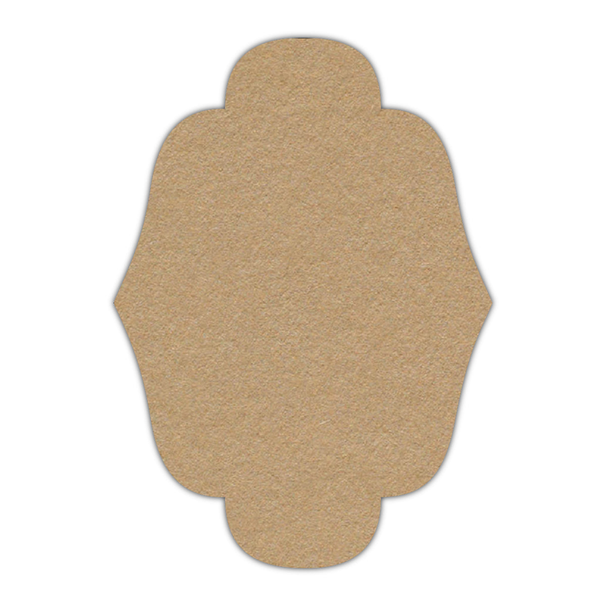 CMYK Print on Camel Cardstock | Shape P34 | 8" x 10"