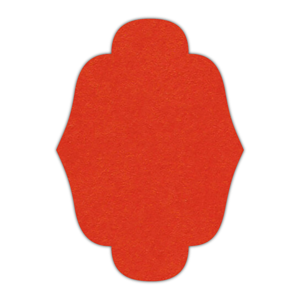 CMYK Print on Chili Pepper Cardstock | Shape P34 | 3.5" x 5"