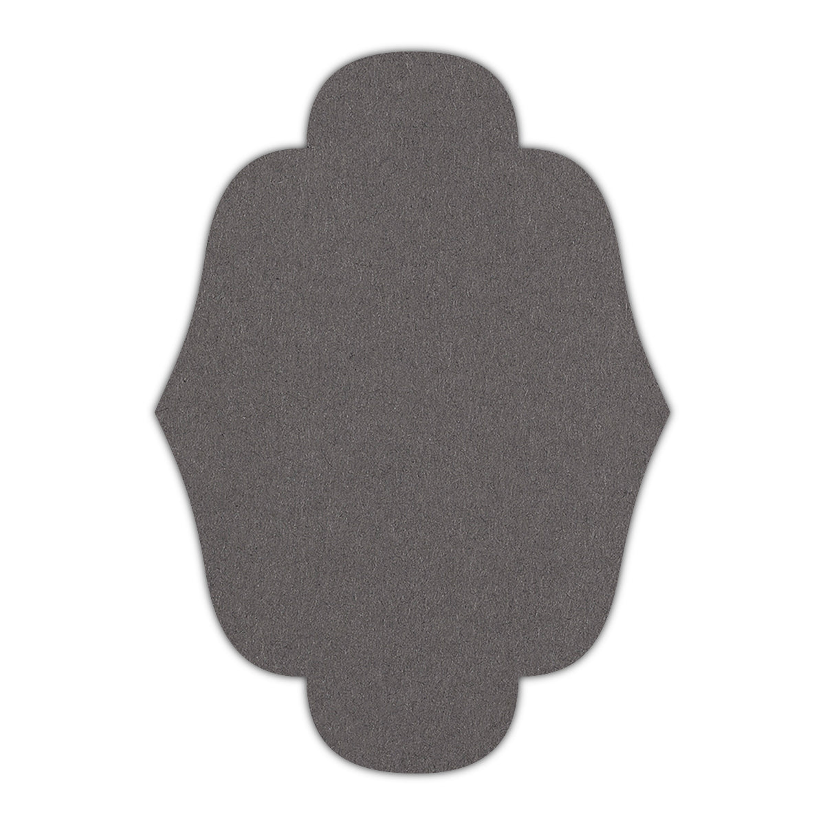 CMYK Print on Dark Grey Cardstock | Shape P34 | 11" x 14"