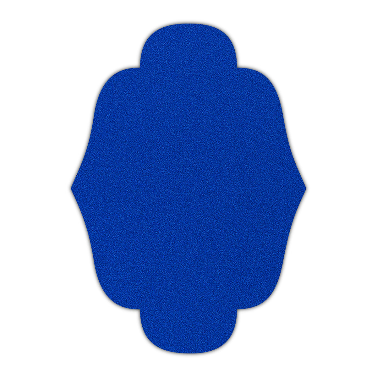 CMYK Print on Shimmer Electric Blue Cardstock | Shape P34 | 6" x 9"