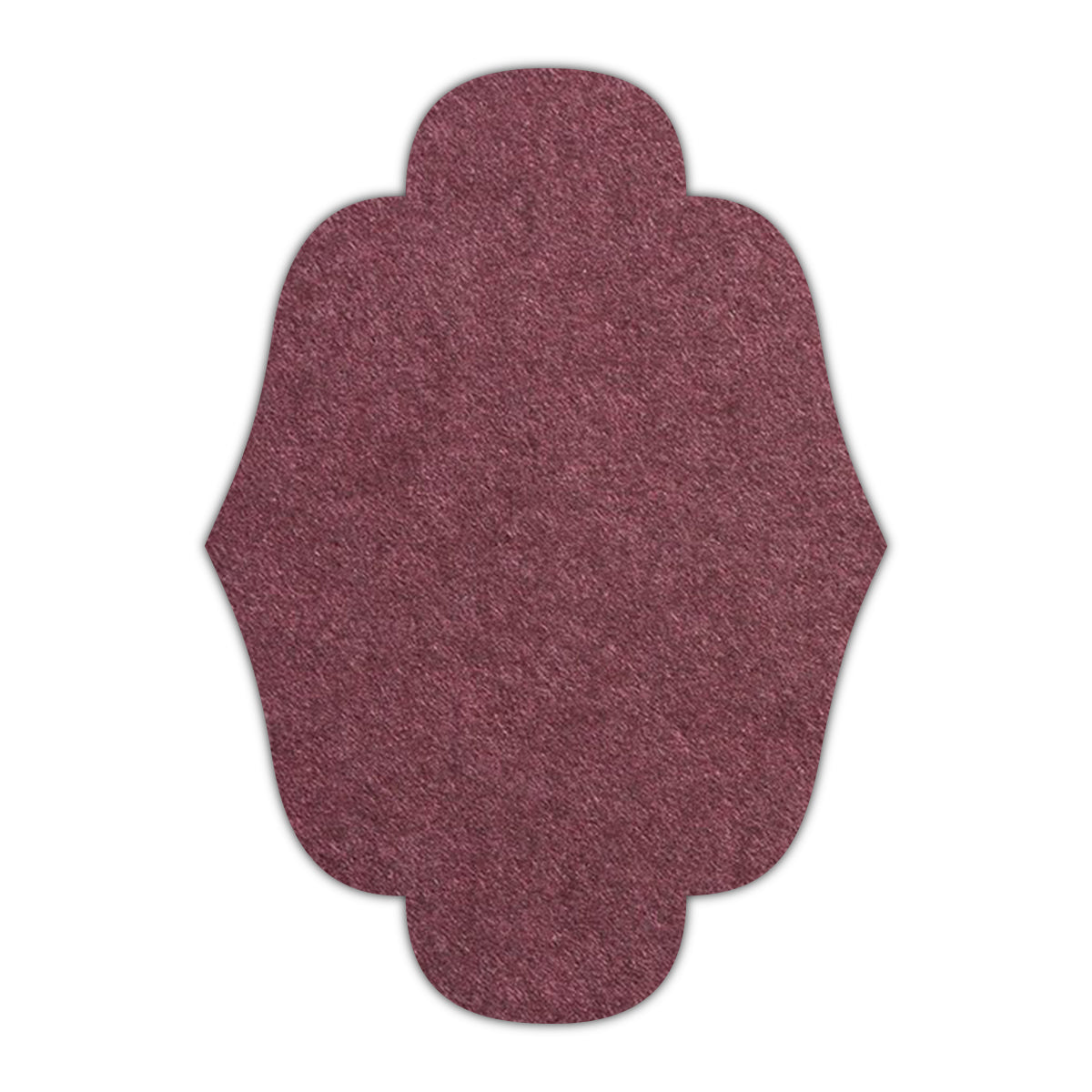 CMYK Print on Merlot Cardstock | Shape P34 | 5" x 7"