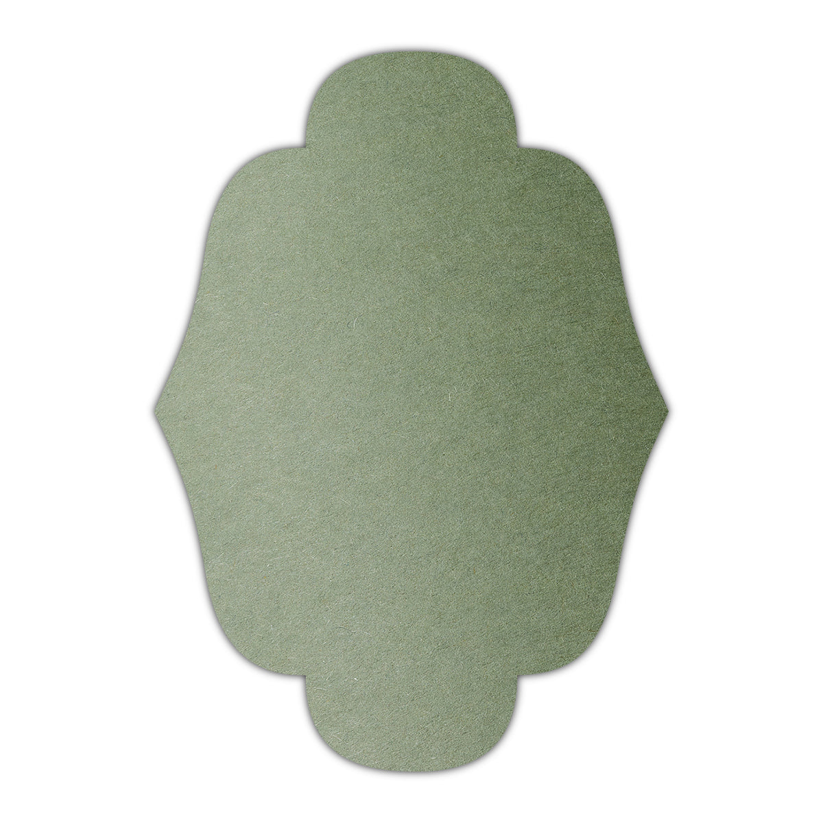 CMYK Print on Mid Green Cardstock | Shape P34 | 11" x 17"