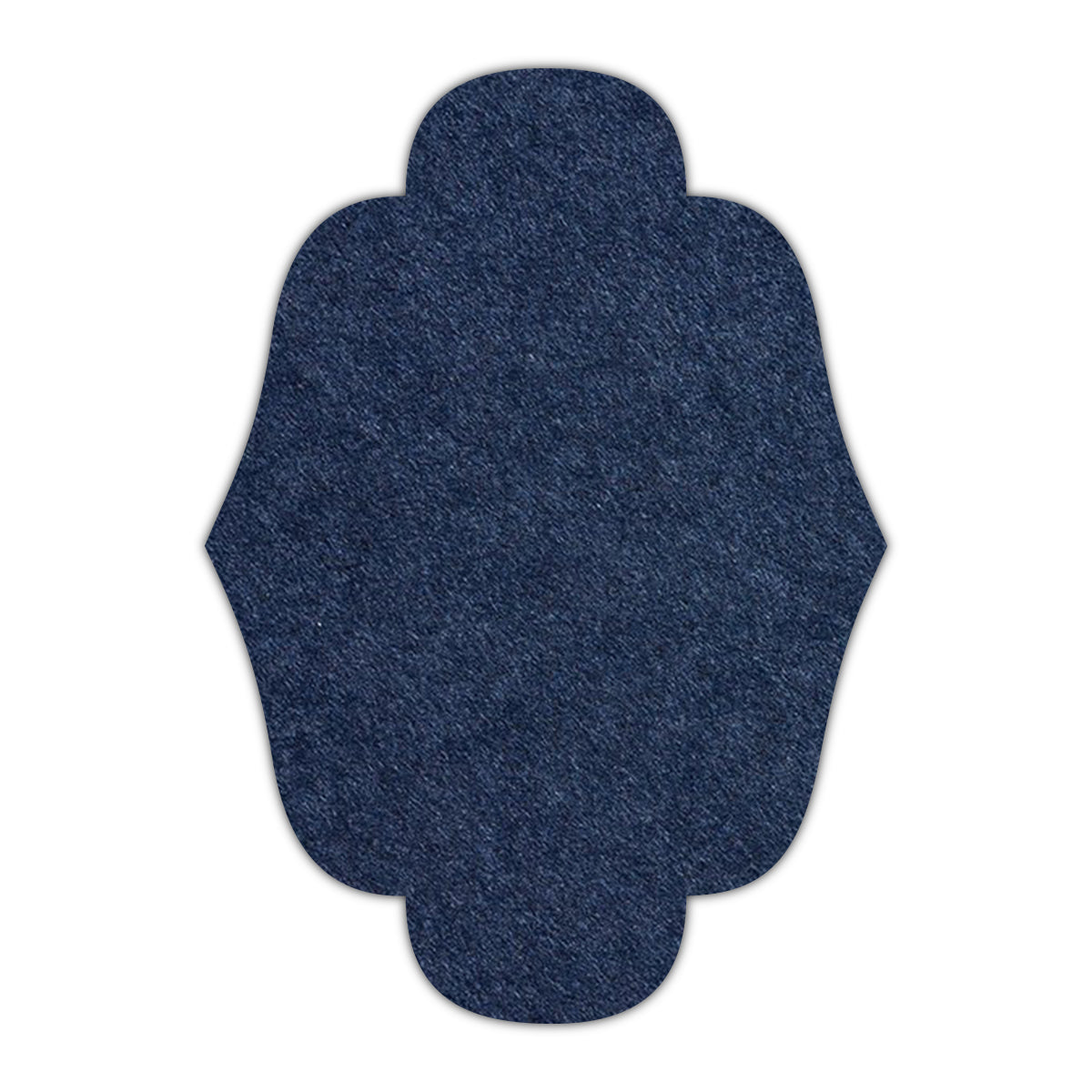 CMYK Print on Midnight Blue Cardstock | Shape P34 | 3" x 5"