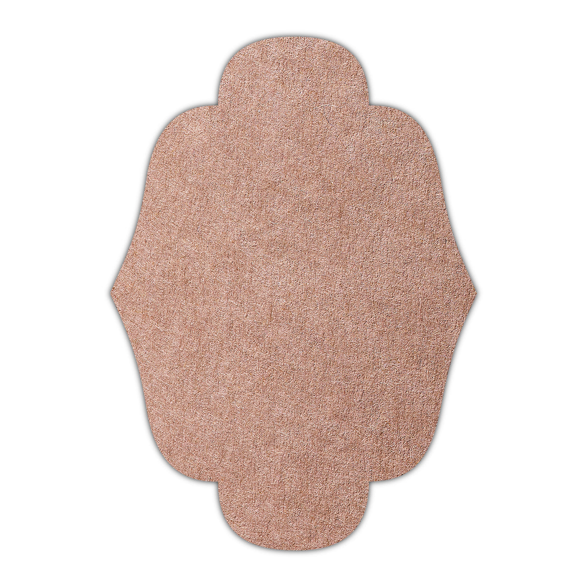 CMYK Print on Nubuck Brown Cardstock | Shape P34 | 2.5" x 3.5"