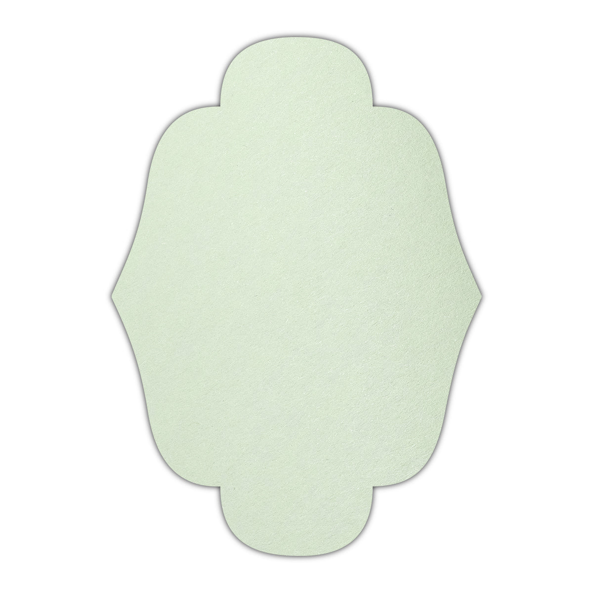 CMYK Print on Pistachio Cardstock | Shape P34 | 8" x 10"