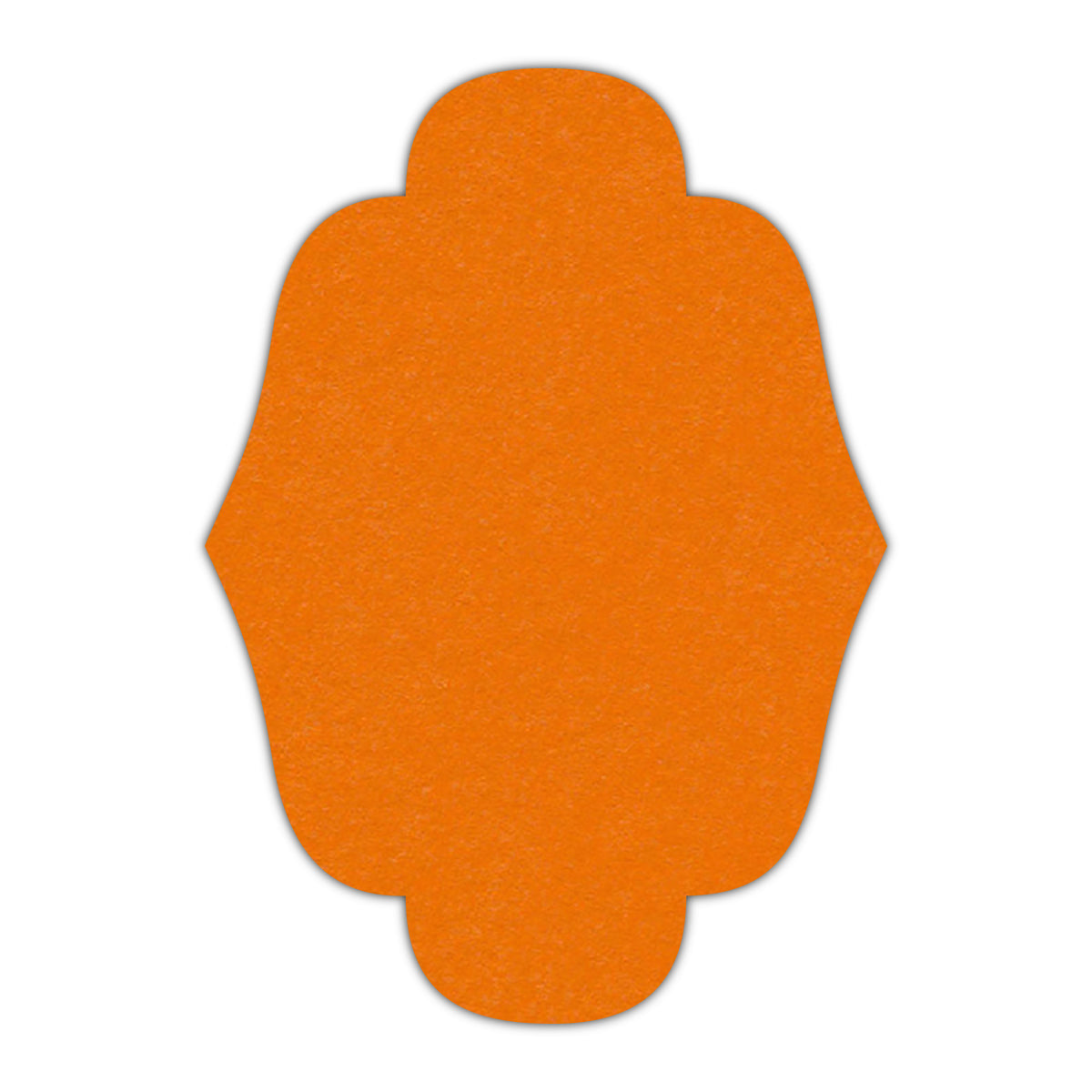 CMYK Print on Pumpkin Cardstock | Shape P34 | 6" x 9"