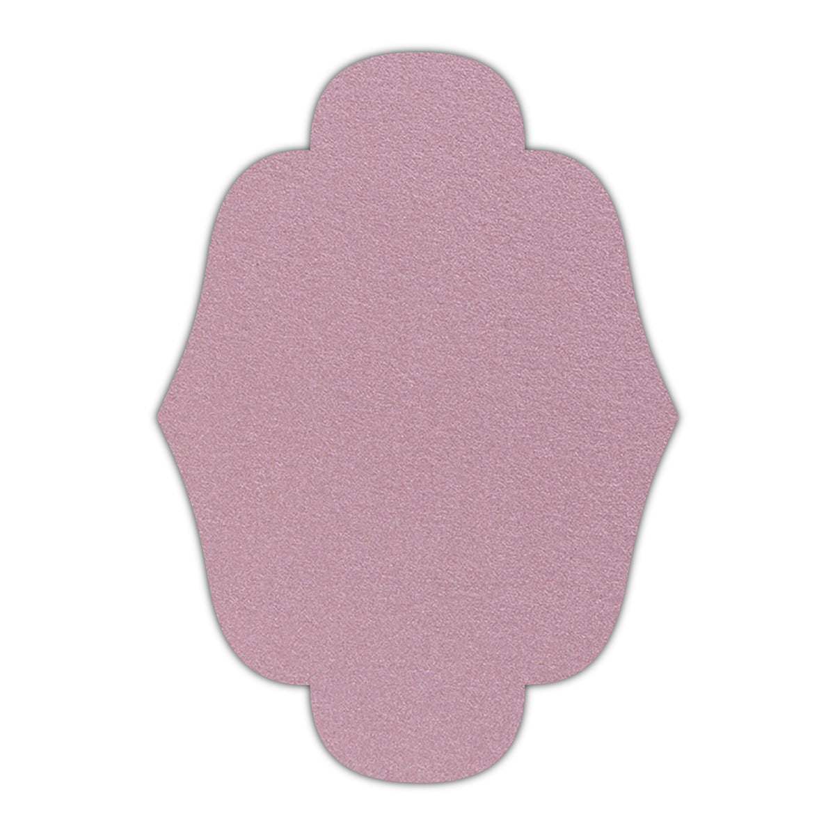 CMYK Print on Shimmer Rose Gold Cardstock | Shape P34 | 11" x 17"