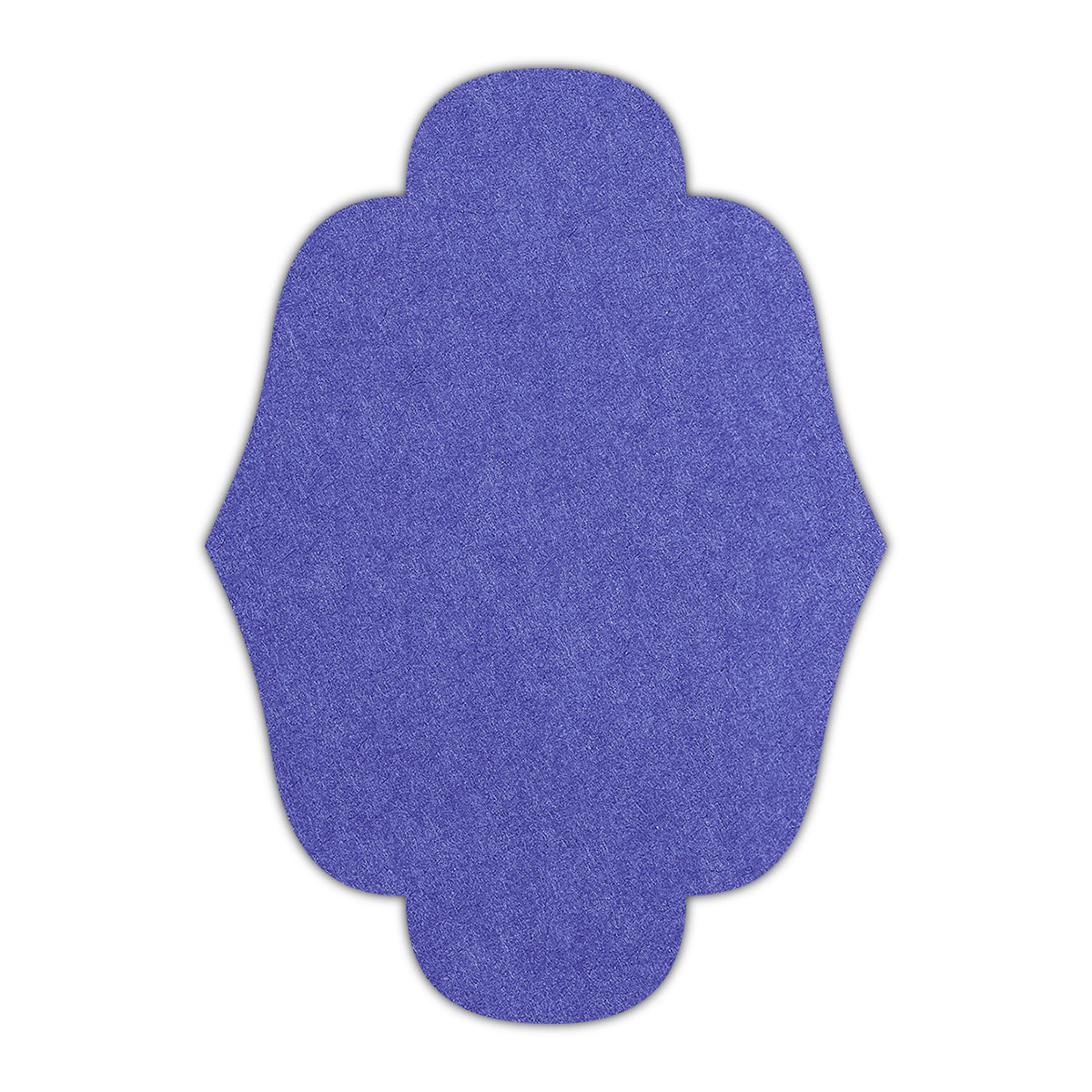 CMYK Print on Royal Blue Cardstock | Shape P34 | 6" x 9"