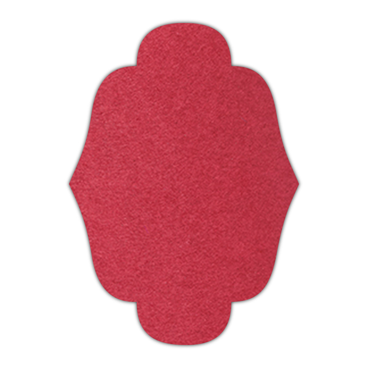CMYK Print on Scarlet Cardstock | Shape P34 | 3" x 4"