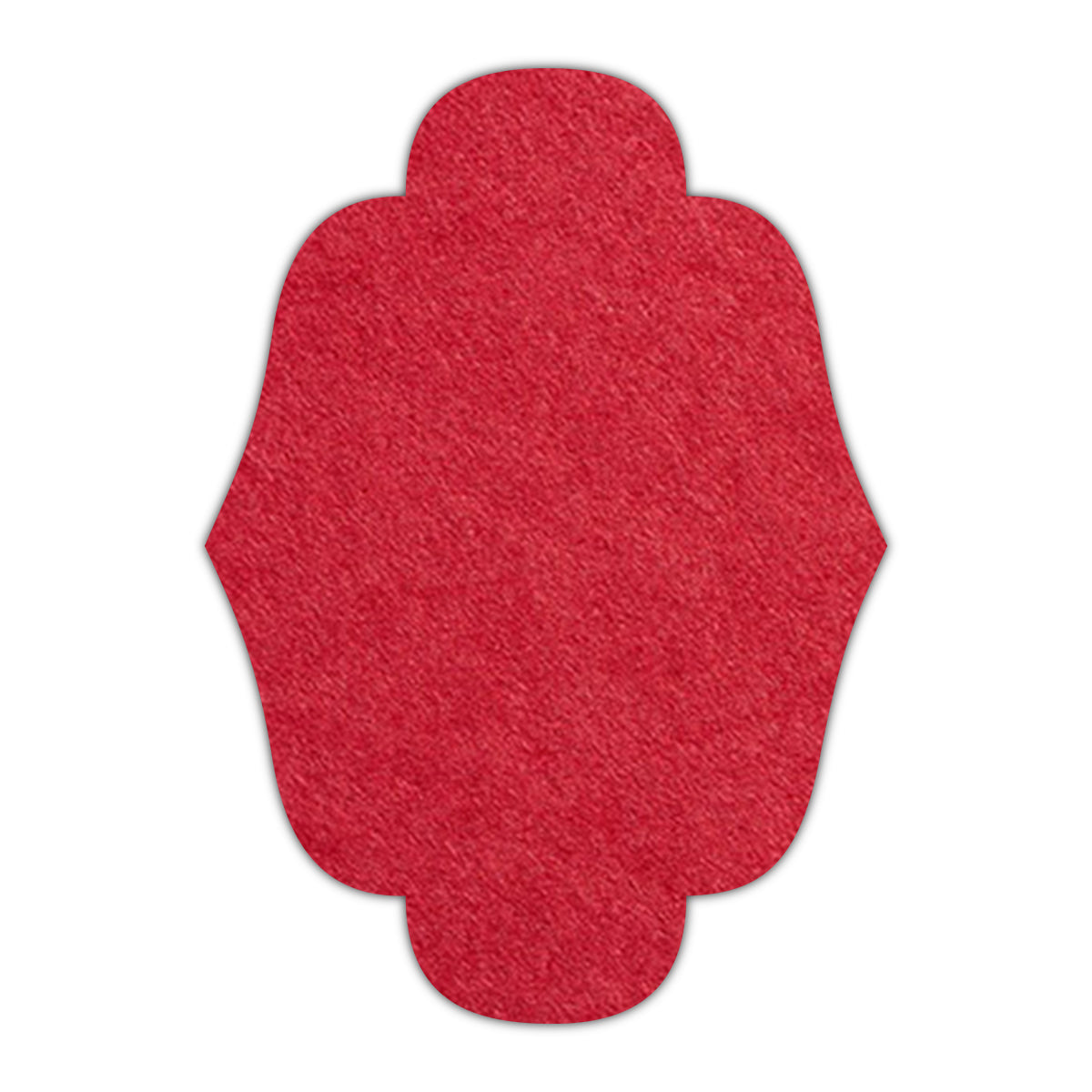 CMYK Print on Scarlet Red Cardstock | Shape P34 | 11" x 17"