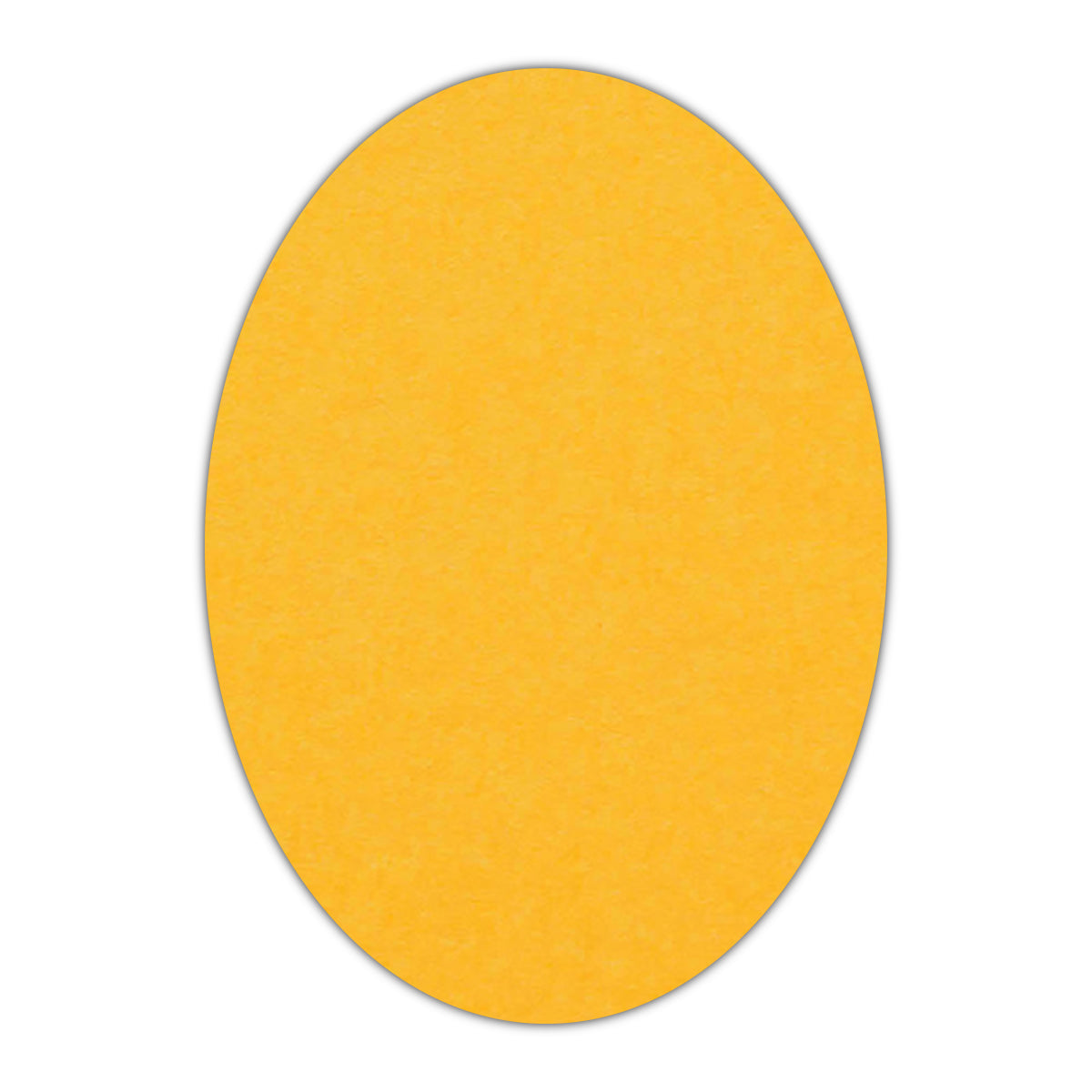 CMYK Print on Indian Yellow Cardstock | Shape P35 | 2" x 3"