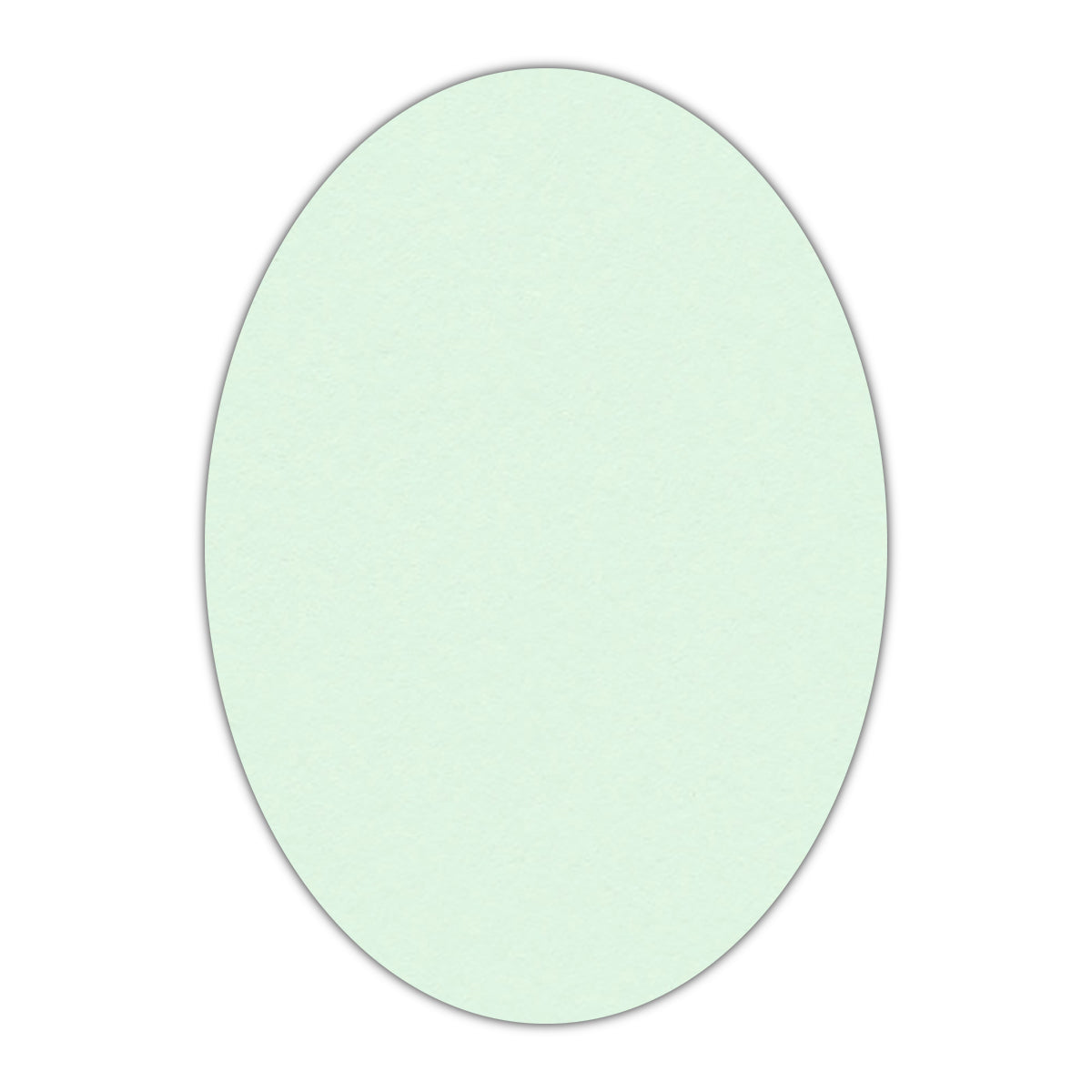 CMYK Print on Pastel Green Cardstock | Shape P35 | 3" x 4"