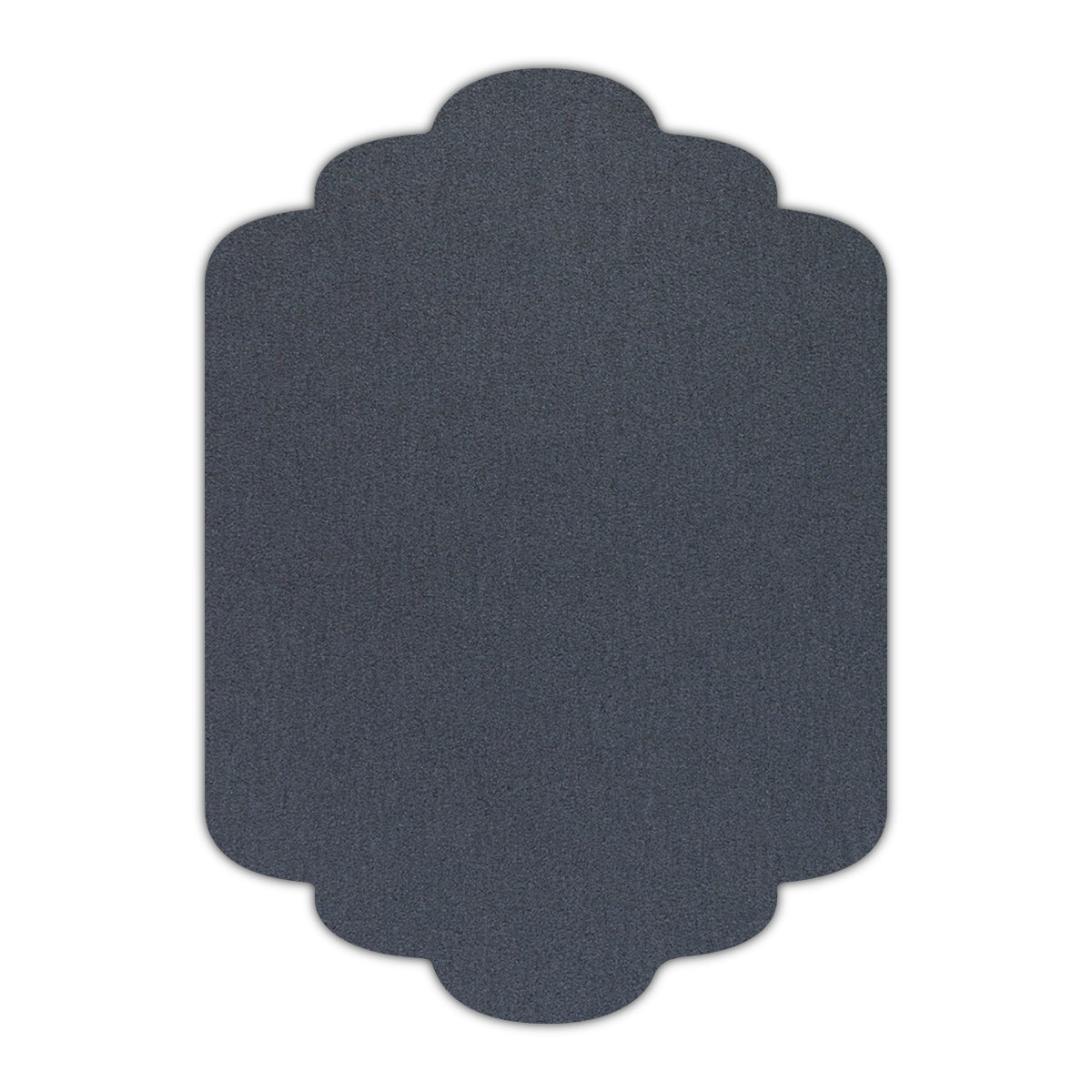 CMYK Print on Shimmer Anthracite Cardstock | Shape P36 | 11" x 14"