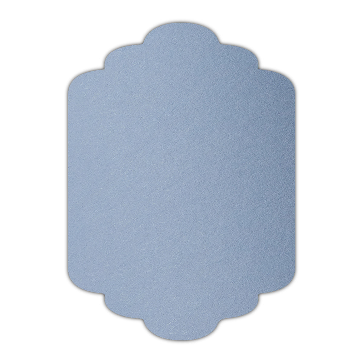 CMYK Print on Azure Blue Cardstock | Shape P36 | 12" x 18"