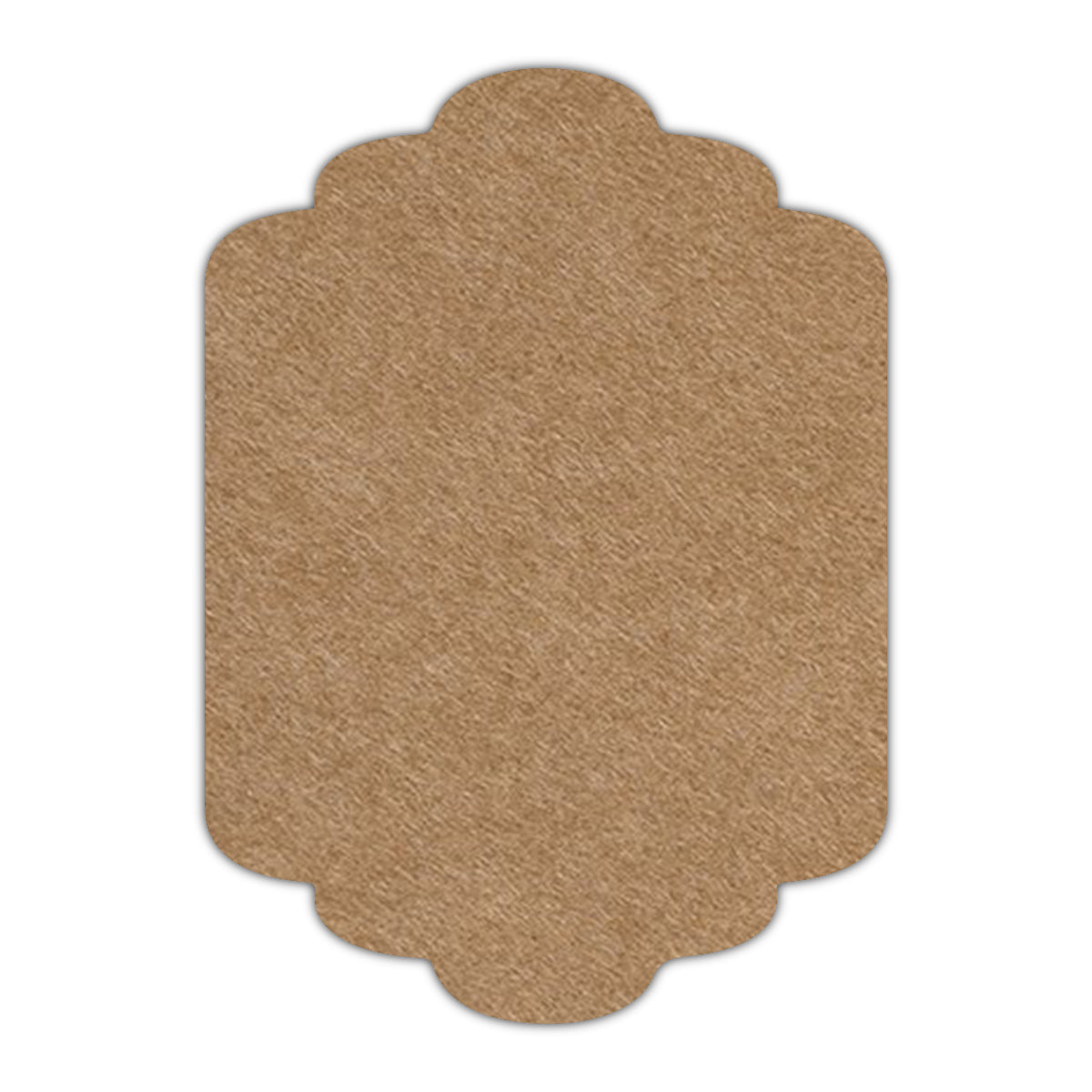 CMYK Print on Beach Sand Cardstock | Shape P36 | 5" x 7"
