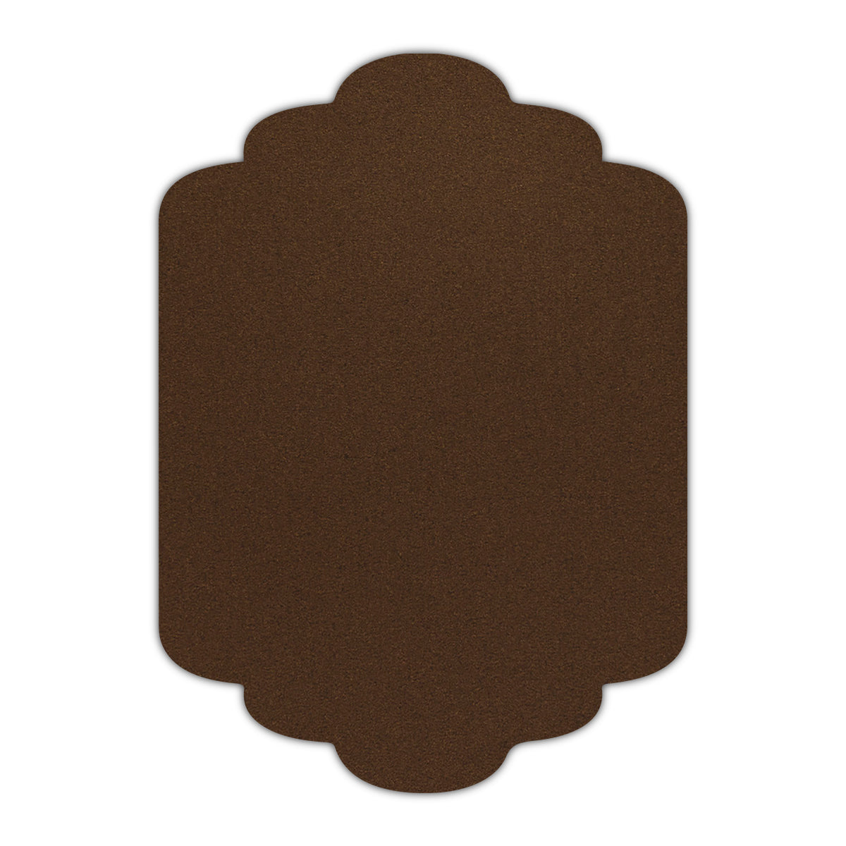CMYK Print on Shimmer Bronze Cardstock | Shape P36 | 12" x 18"