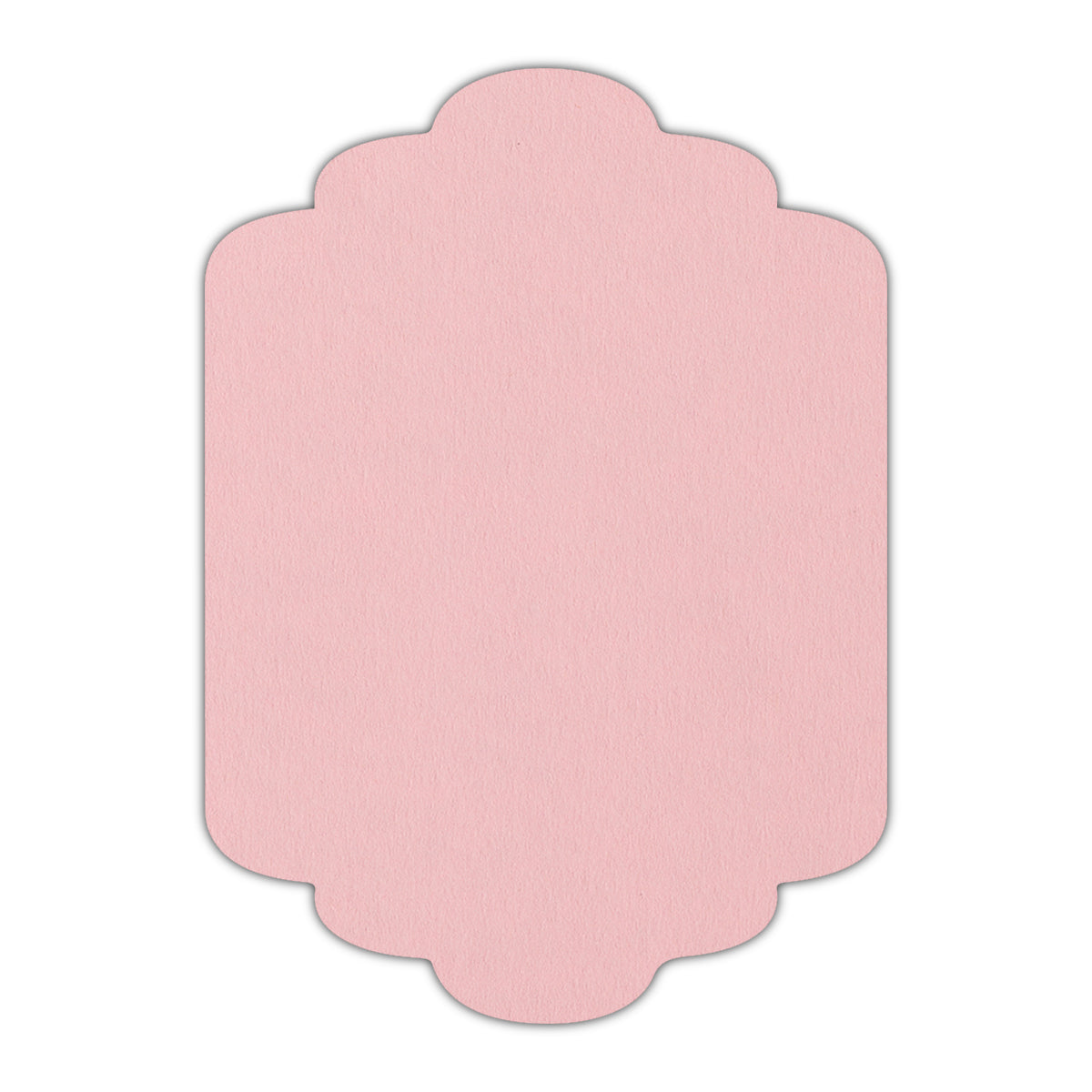 CMYK Print on Candy Pink Cardstock | Shape P36 | 5" x 7"