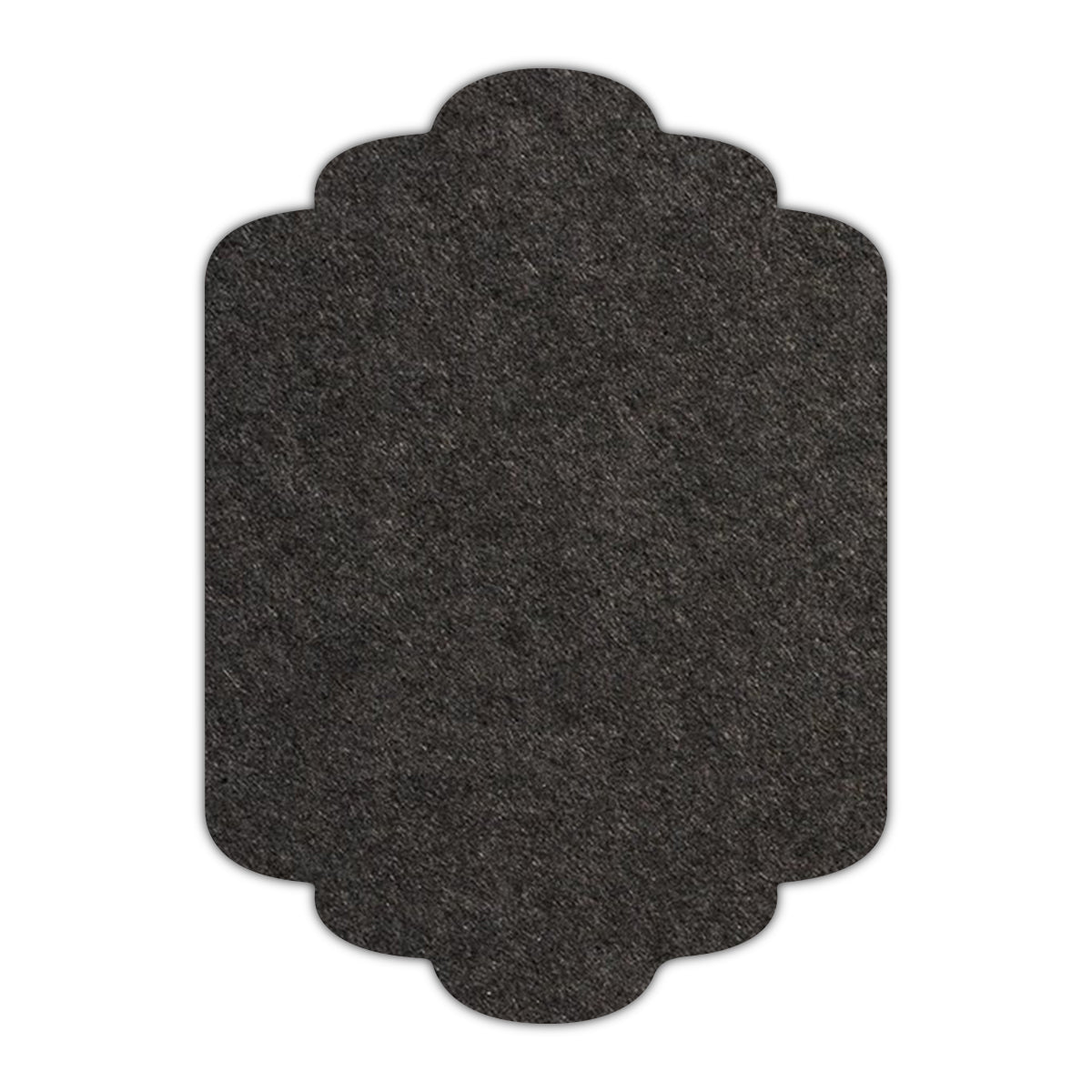 CMYK Print on Licorice Black Cardstock | Shape P36 | 8" x 10"